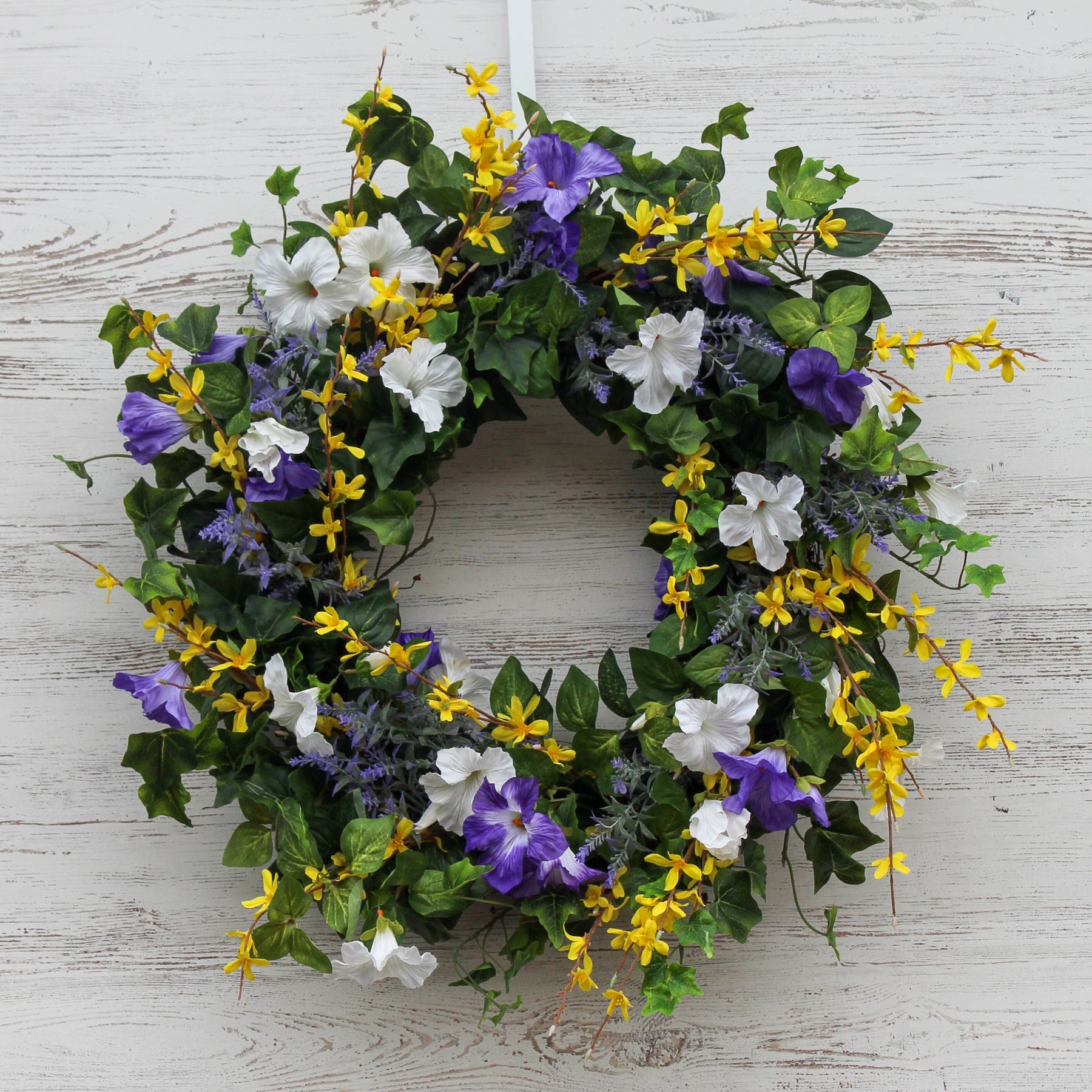 Forsythia and Dogwood Spring Wreath - Wreaths Unlimited