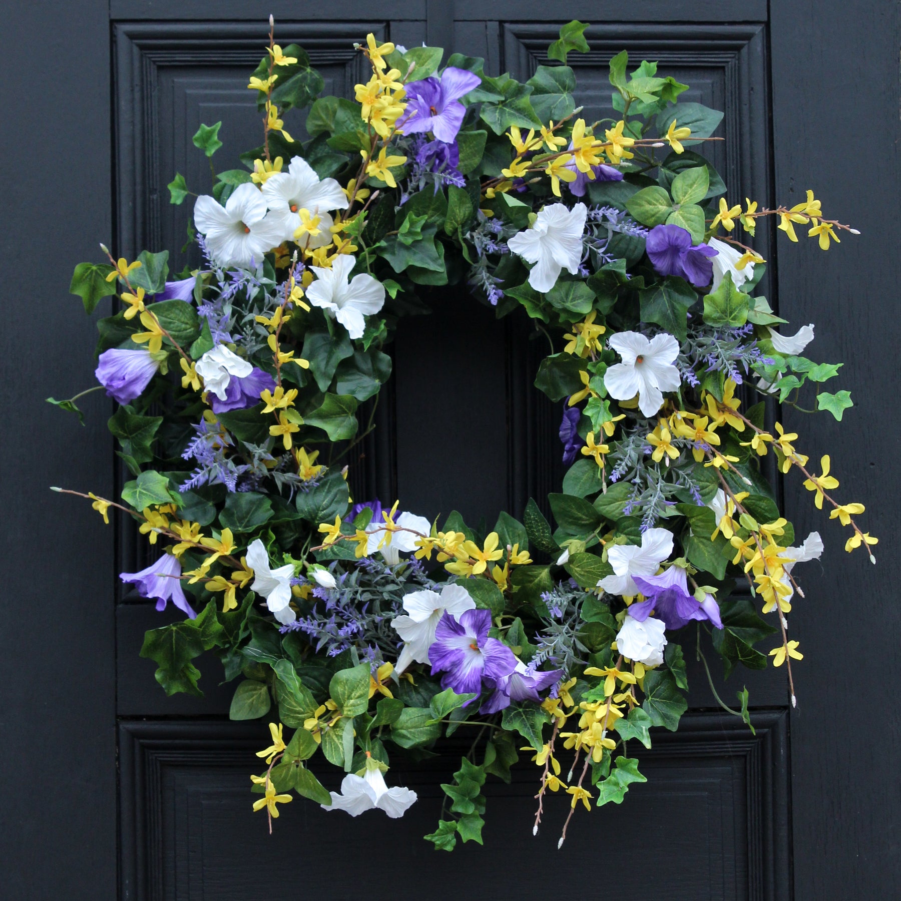 Forsythia and Dogwood Spring Wreath - Wreaths Unlimited