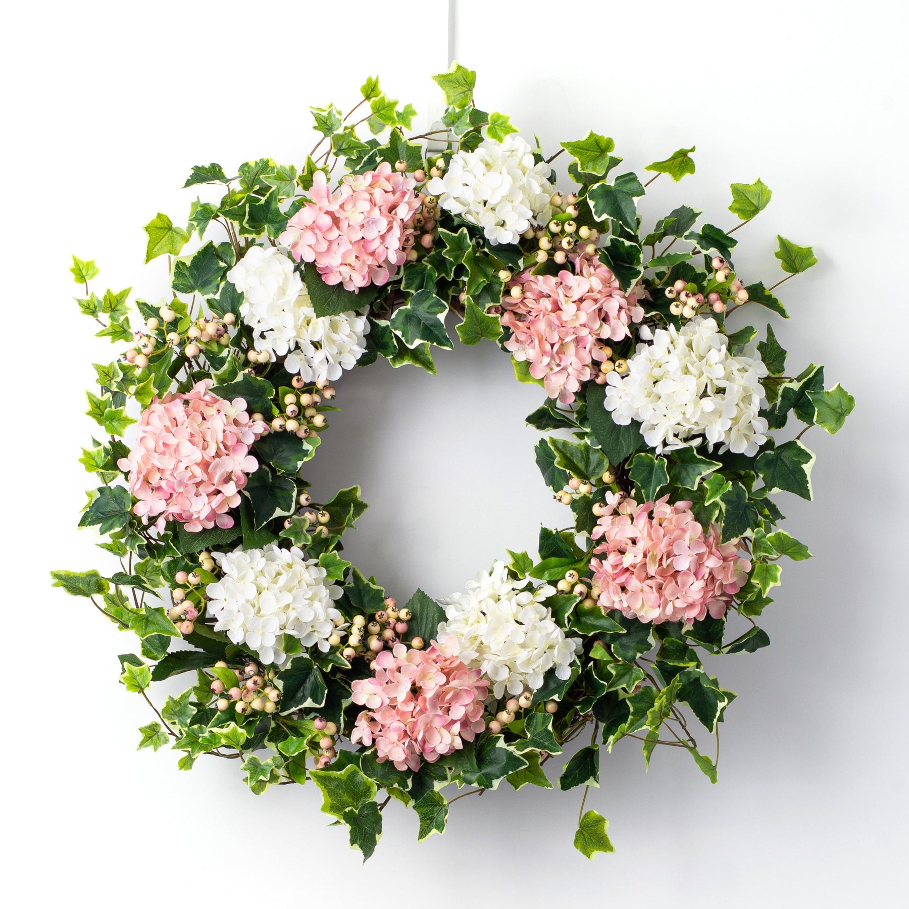 Garland - Pink Hydrangea and Wildflower Floral Everyday Gar