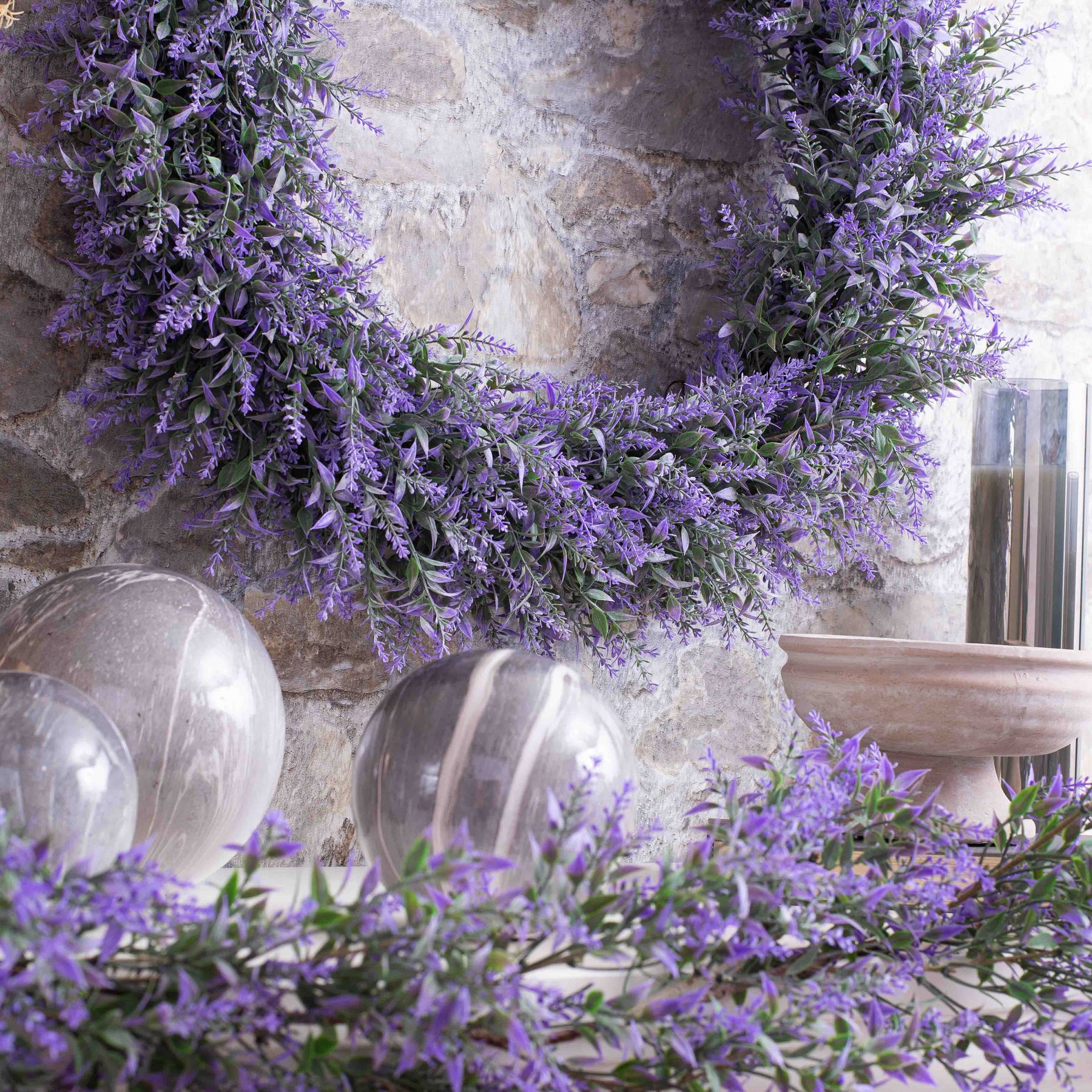 dried lavender garden wreath- 19-20 Best seller! Summer decor
