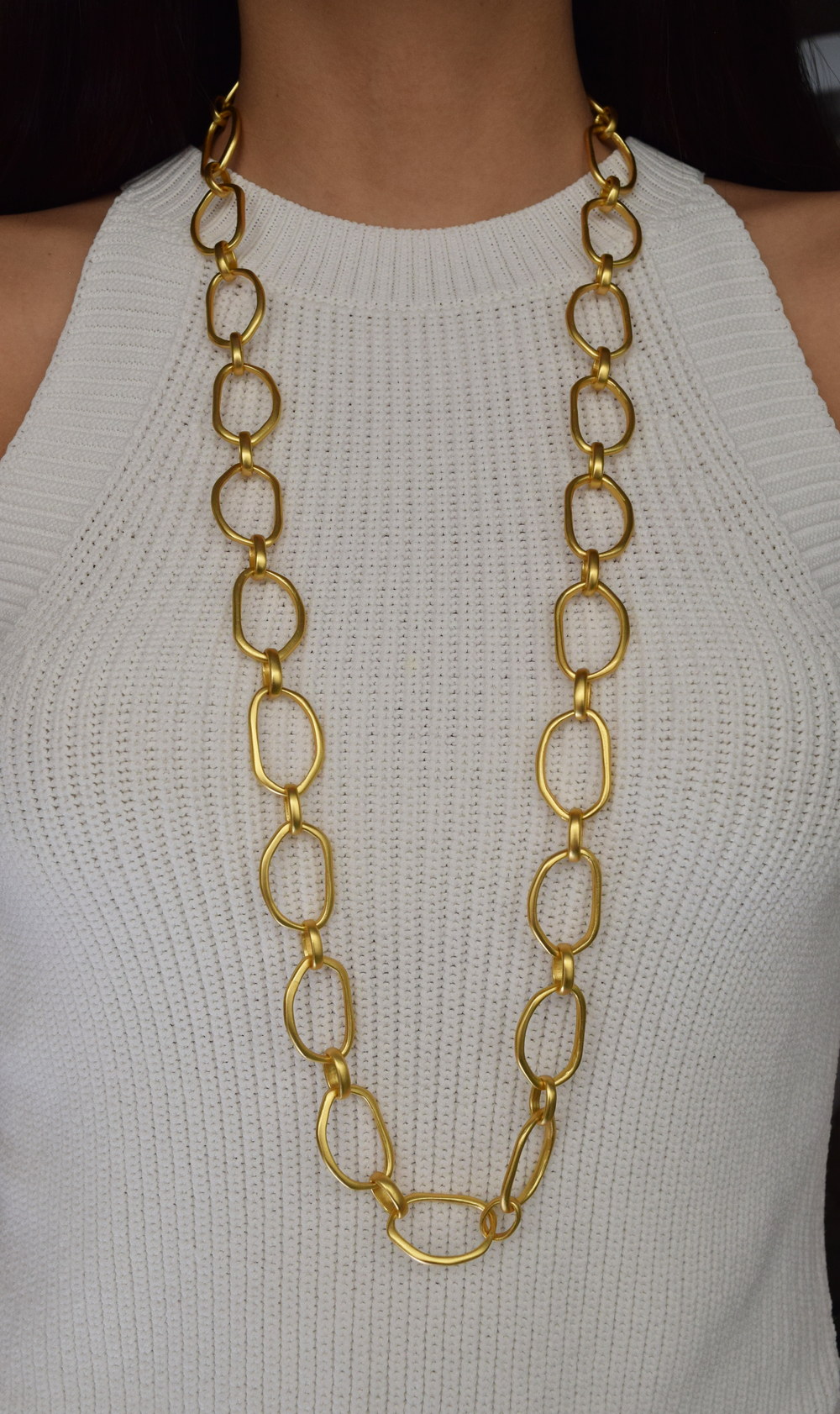 EFTOM Layered Necklaces for Women Gold Layered Chunky Chain