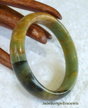 "Colors of Earth" Chinese Jade Bangle Bracelets – JadeBangleBracelets