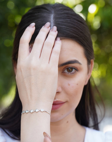 hexagon bracelet
