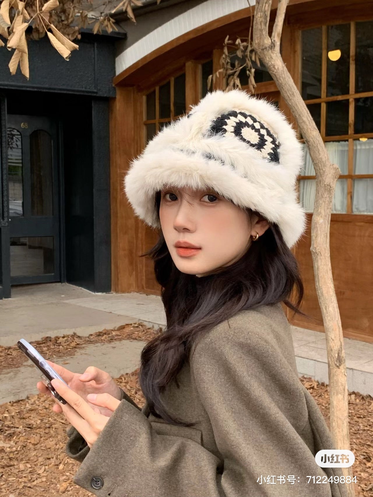 knitted bucket hat