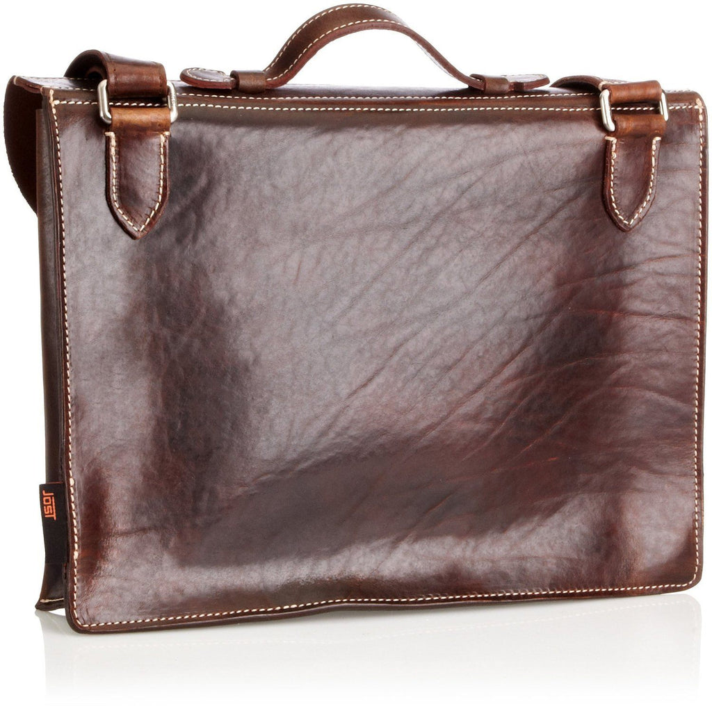 Jost Bronx Leather Briefcase, Cognac — Fendrihan Canada