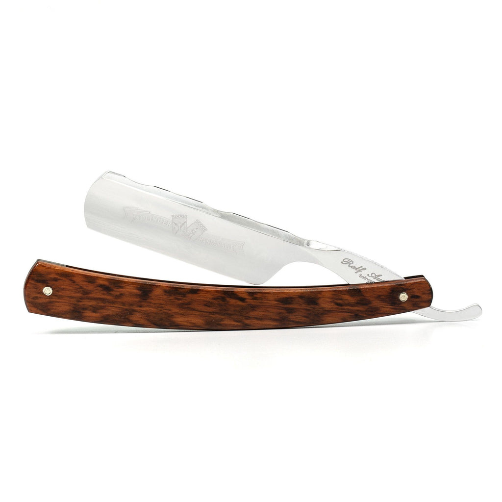 Ralf Aust Round Point 6/8” Straight Razor, Snake Wood Handle ...