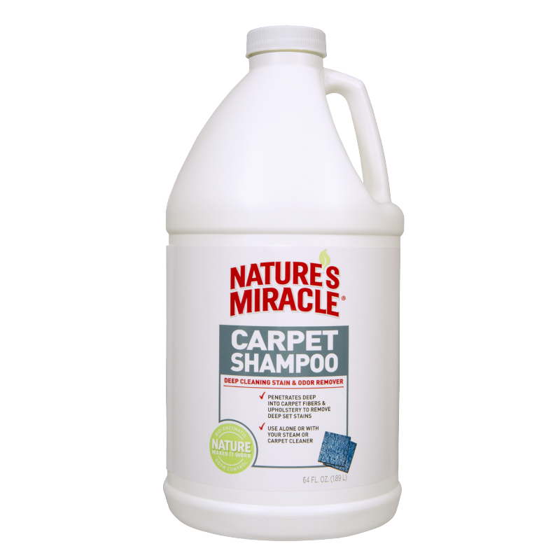 Nature's Miracle Carpet Shampoo 64 Ounces, Deep-Cleaning Stain & Odor  Remover