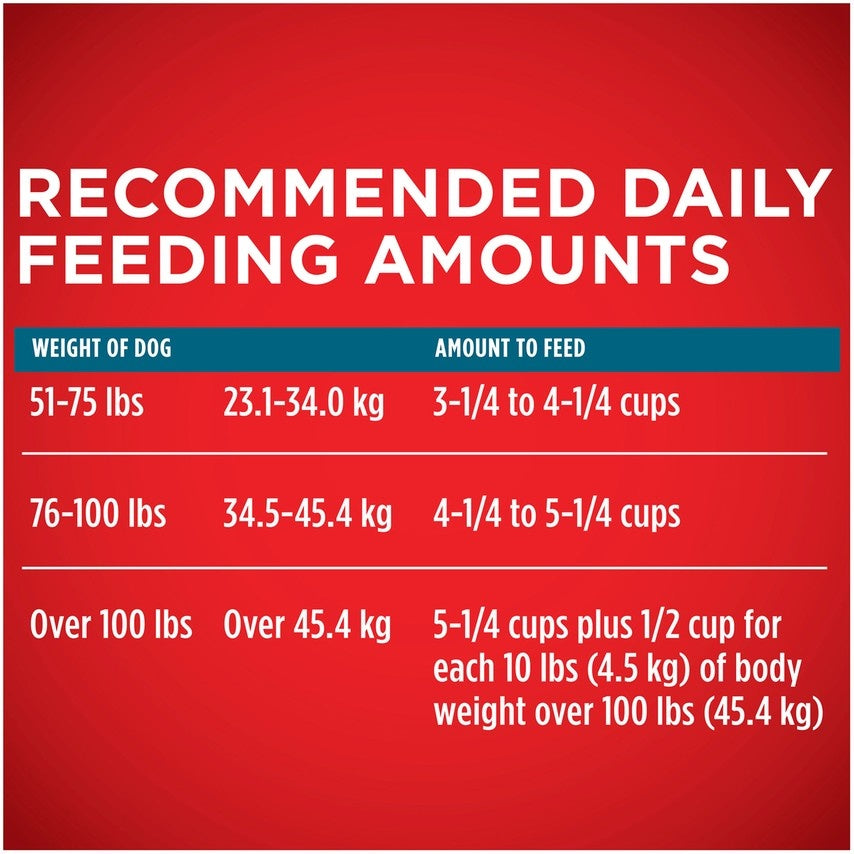 Purina One Dog Food Feeding Chart