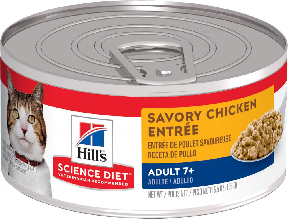 Hill S Science Diet Adult 7 Savory Chicken Entree Canned Cat Food Petsense