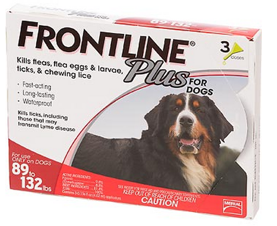frontline extra large dog