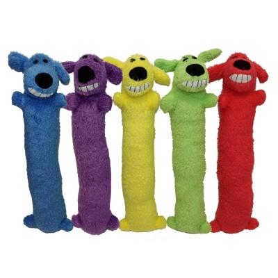 MULTIPET Nobbly Wobbly Ball Dog Toy, Color Varies, 4-in