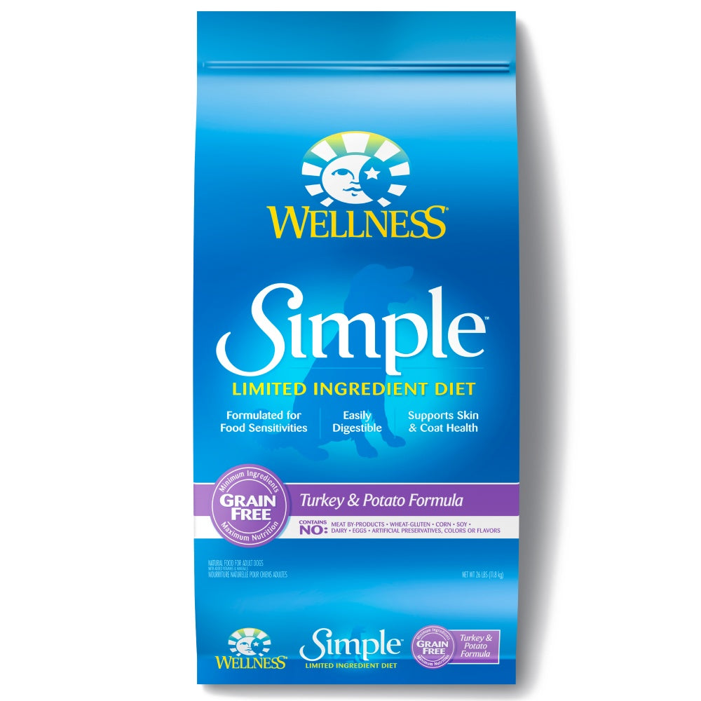 Wellness simple limited ingredient diet lamb hot sale & oatmeal formula dry dog food