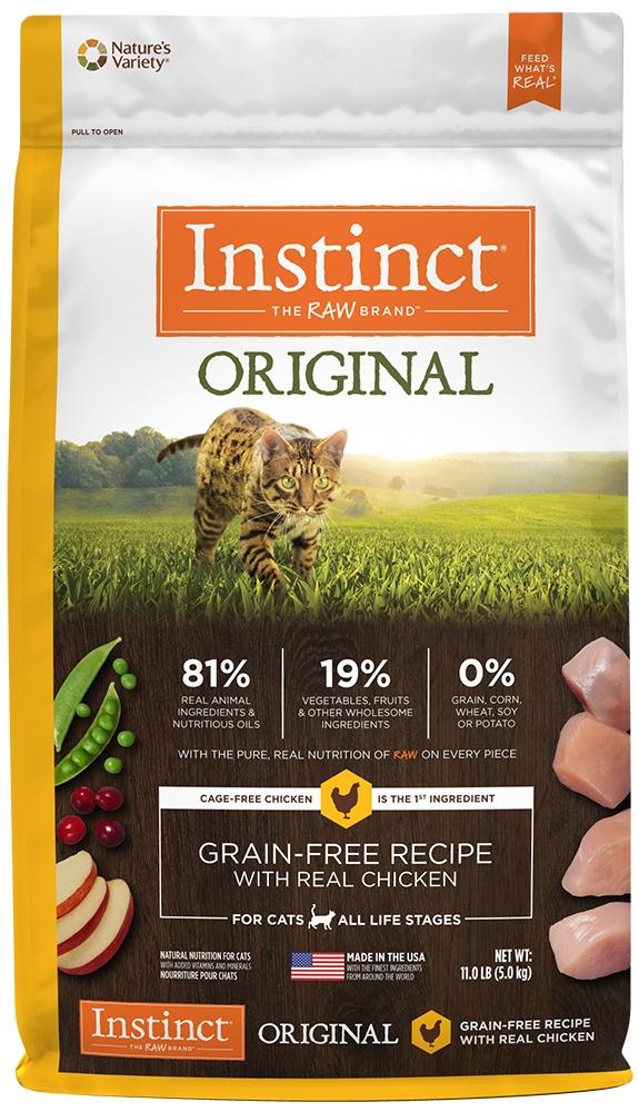 instinct rabbit cat food dry