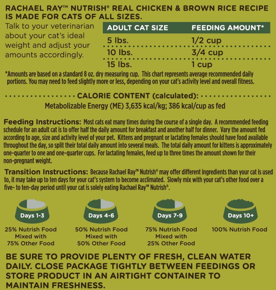 rachel ray cat food ingredients