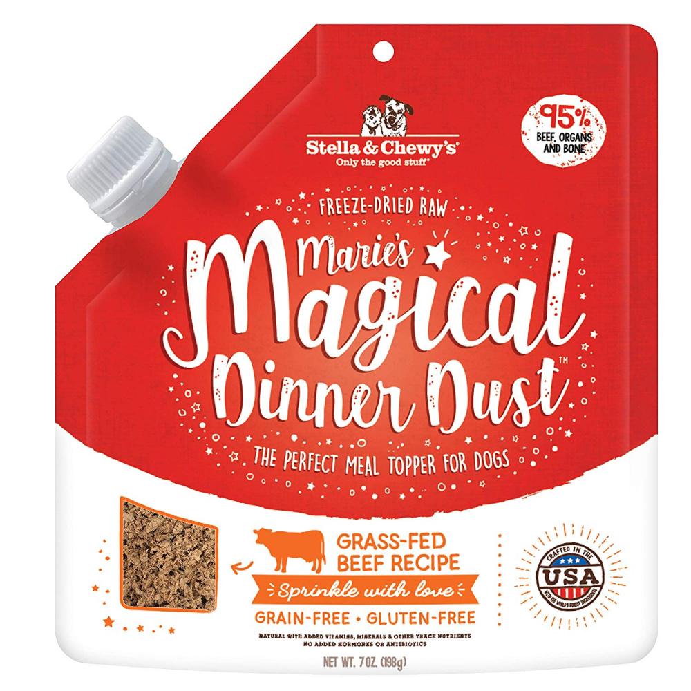 Stella & Chewy's Freeze-Dried Raw Marie's Magical Dinner Dust Wild-Caught  Salmon & Cage-Free Chicken Recipe Dry Cat Food, 7 oz.