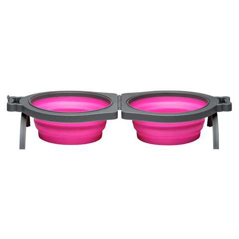 Loving Pets Bella Bowl Coastal-Small Pink