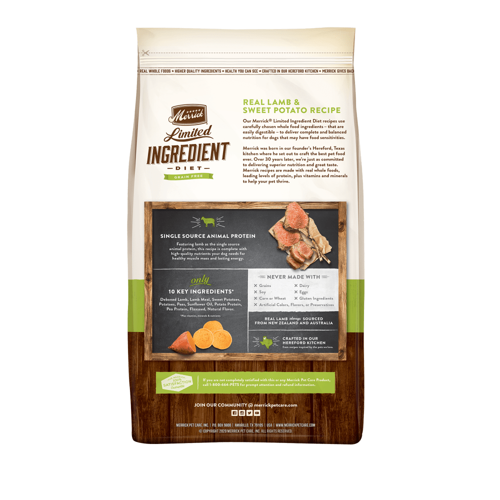 merrick limited ingredient diet