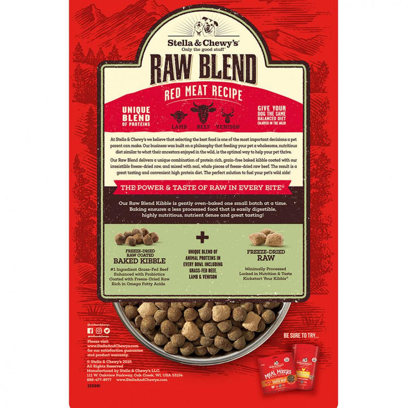 Stella & Chewy's Raw Blend Kibble Red Meat Recipe Dry Dog Food – Petsense