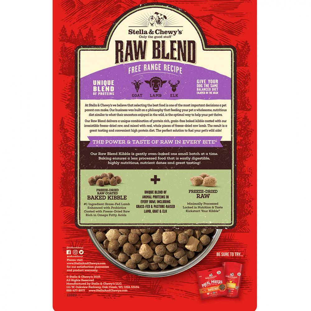 Stella & Chewy's Raw Blend Kibble Free Range Recipe Dry Dog Food – Petsense