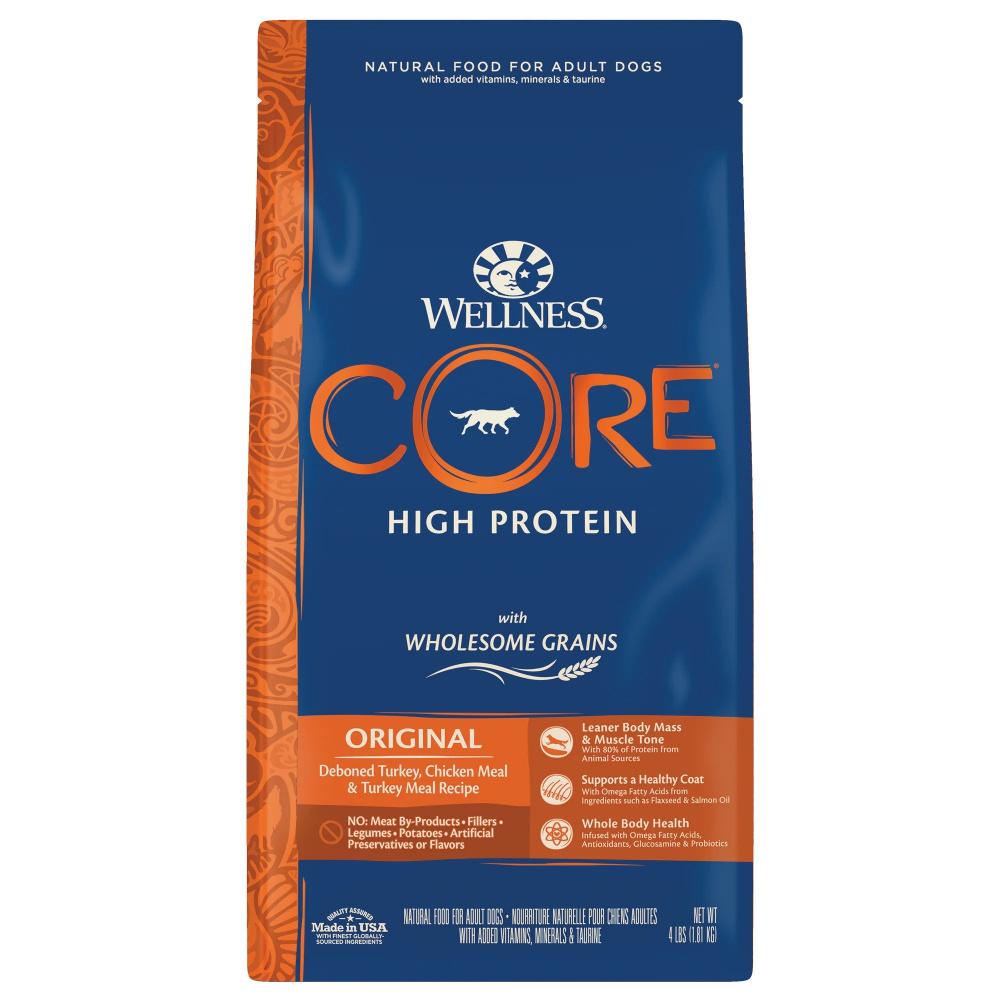 wellness core dog food dcm