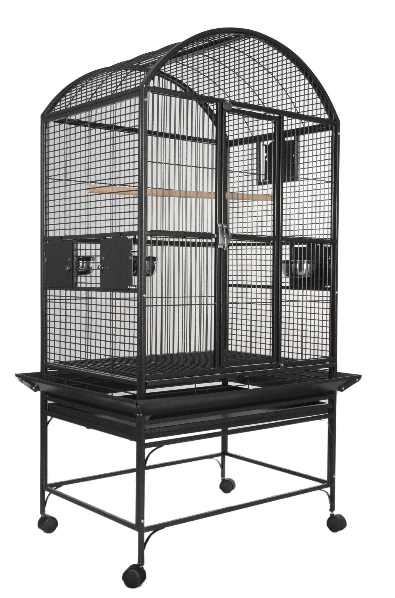 Easyfashion Flight Cage for Birds, Black