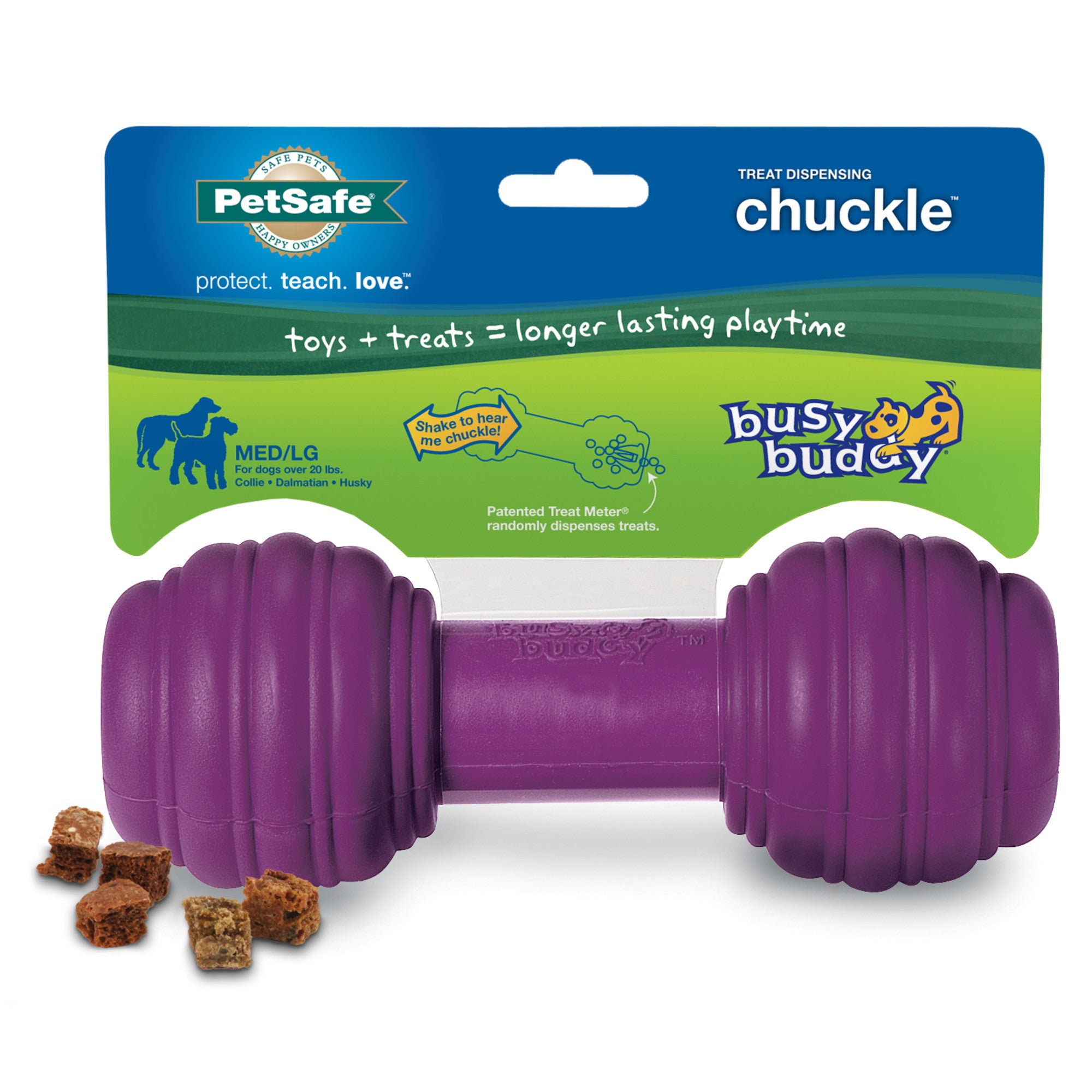 PetSafe Busy Buddy Elephunk Dog Chew Toy - Treat Dispenser - Medium/Large 