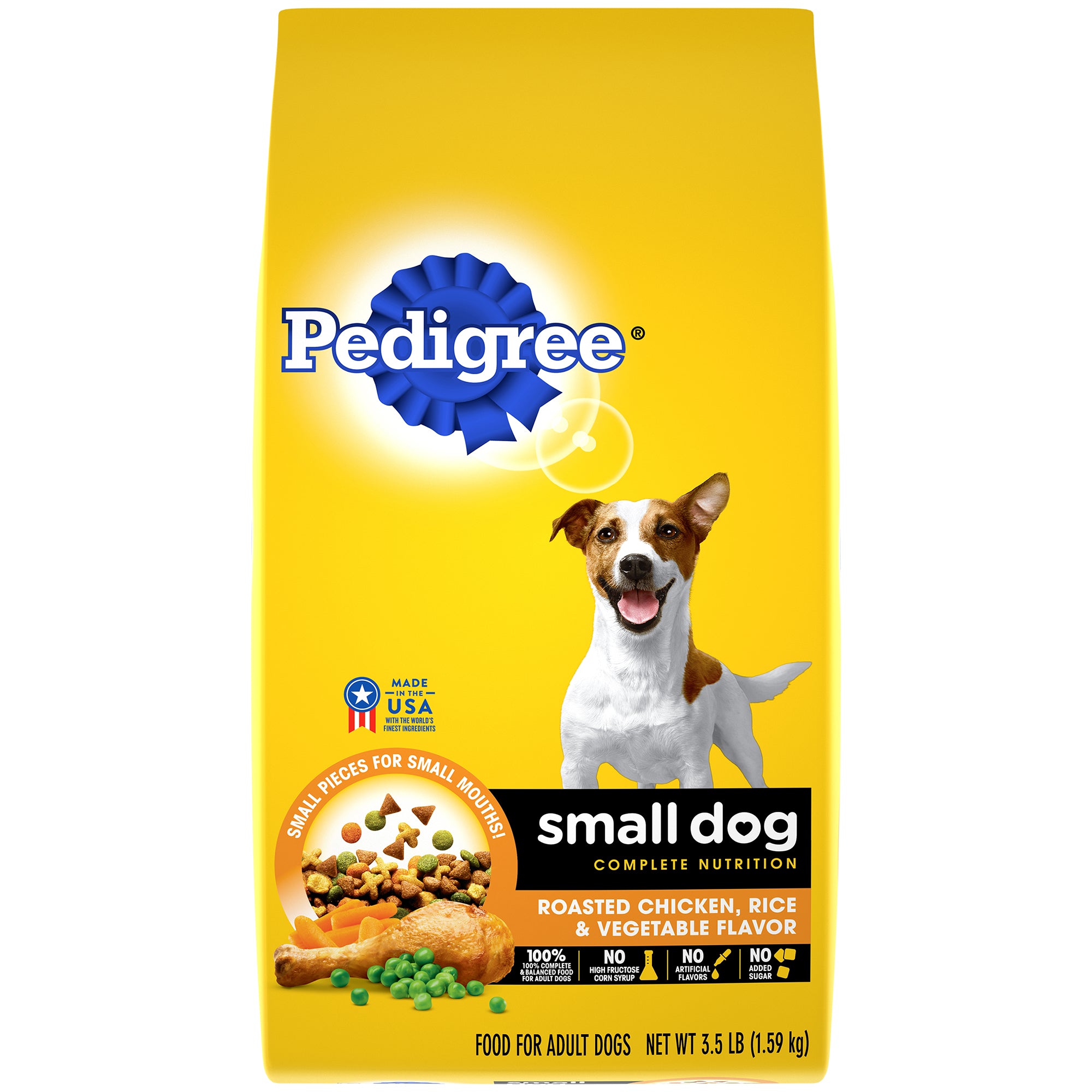 PEDIGREE For Big Dogs Adult Complete Nutrition Large Breed Dry Dog Food  Roasted Chicken, Rice & Vegetable Flavor Dog Kibble, 27 lb. Bag