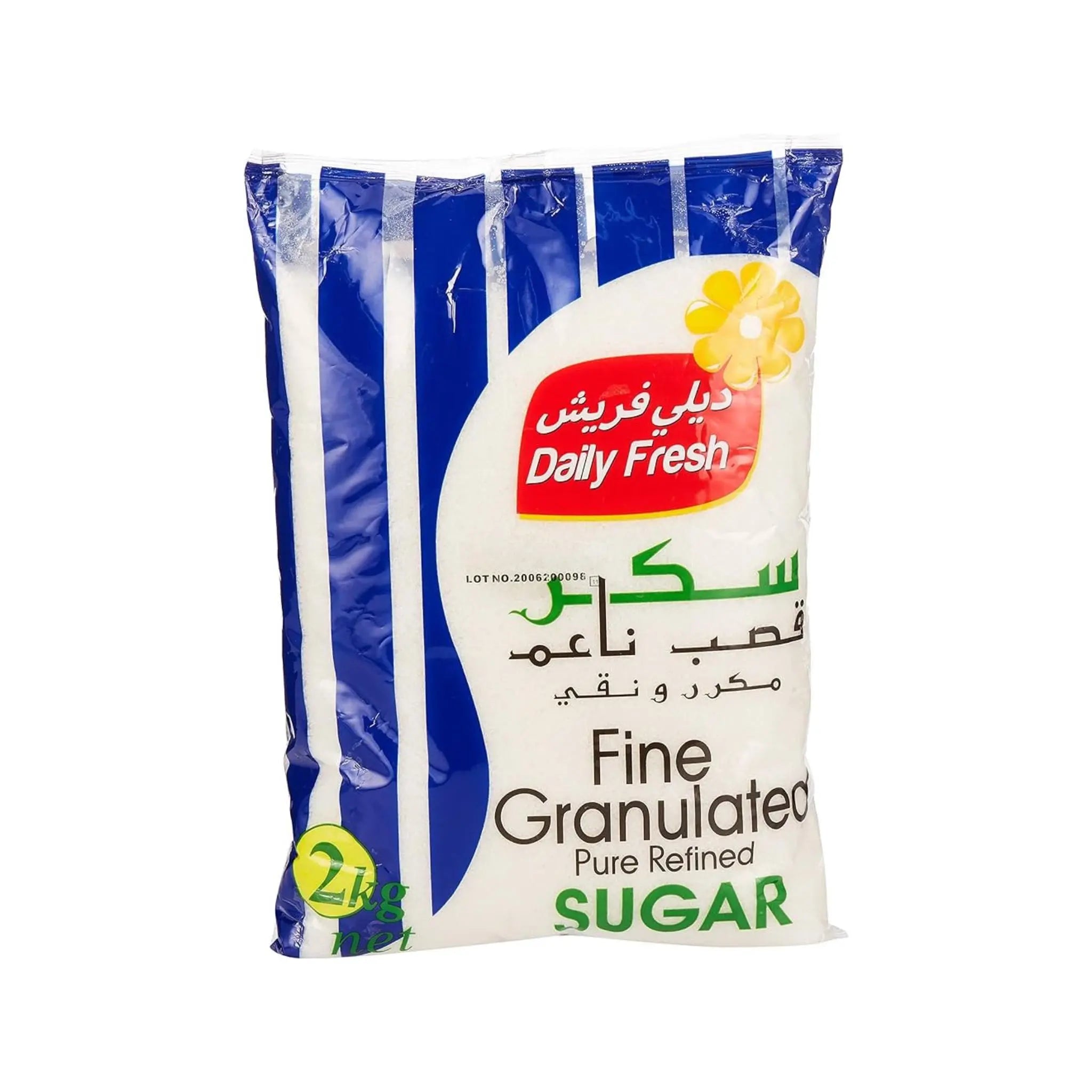 Daily Fresh Fine Granulated Sugar - 2kgx25 (1 carton) - Marino.AE