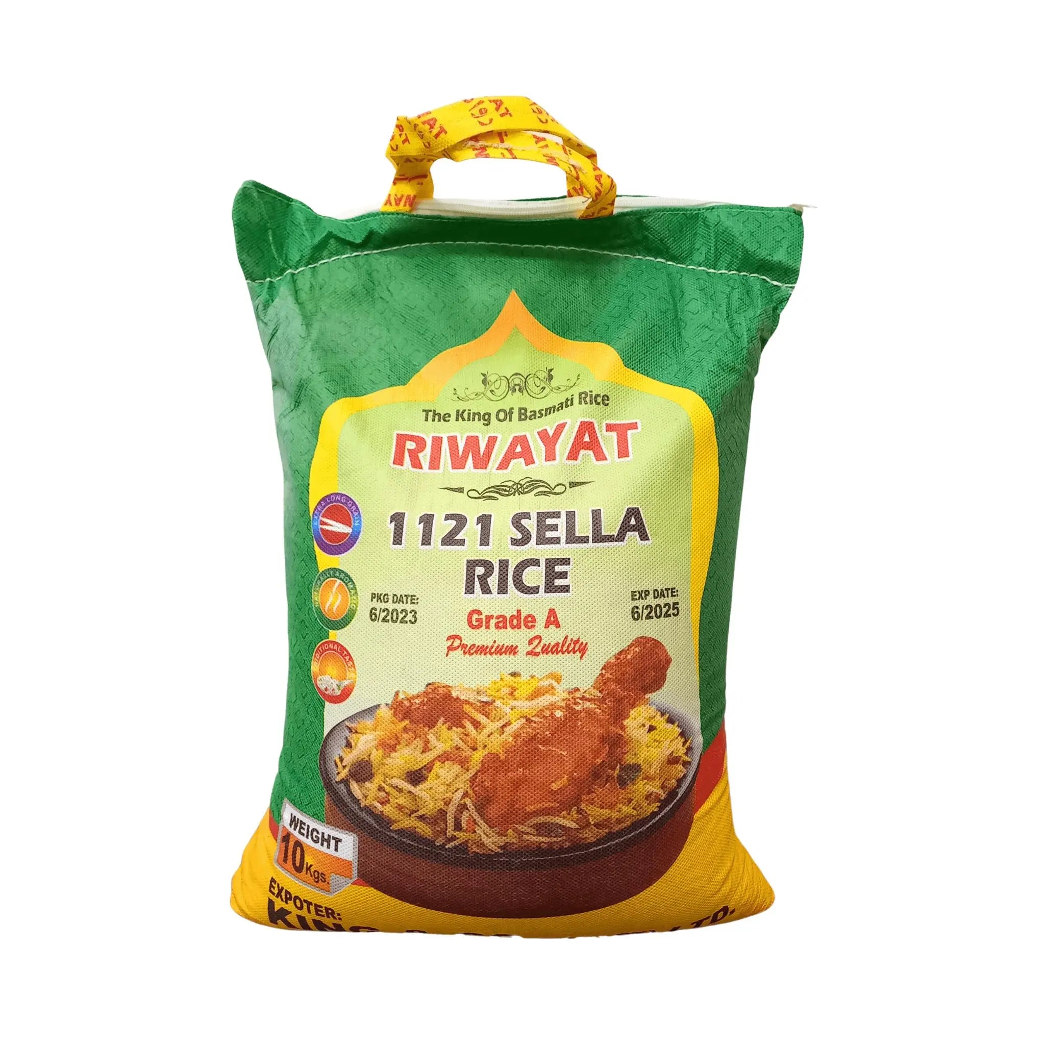 RIWAYAT 1121 Sella Pakistani Rice - (10kg x 4) 40Kg Marino Wholesale