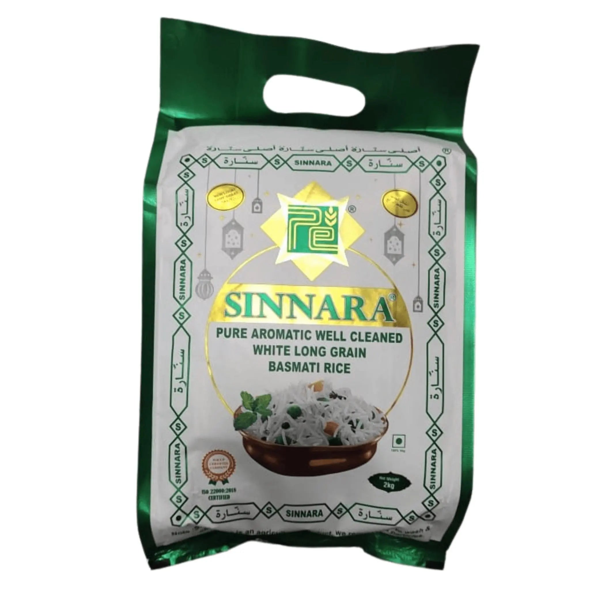 SINNARA Basmati Rice-Pak 2( Kgx20 ) Marino.AE