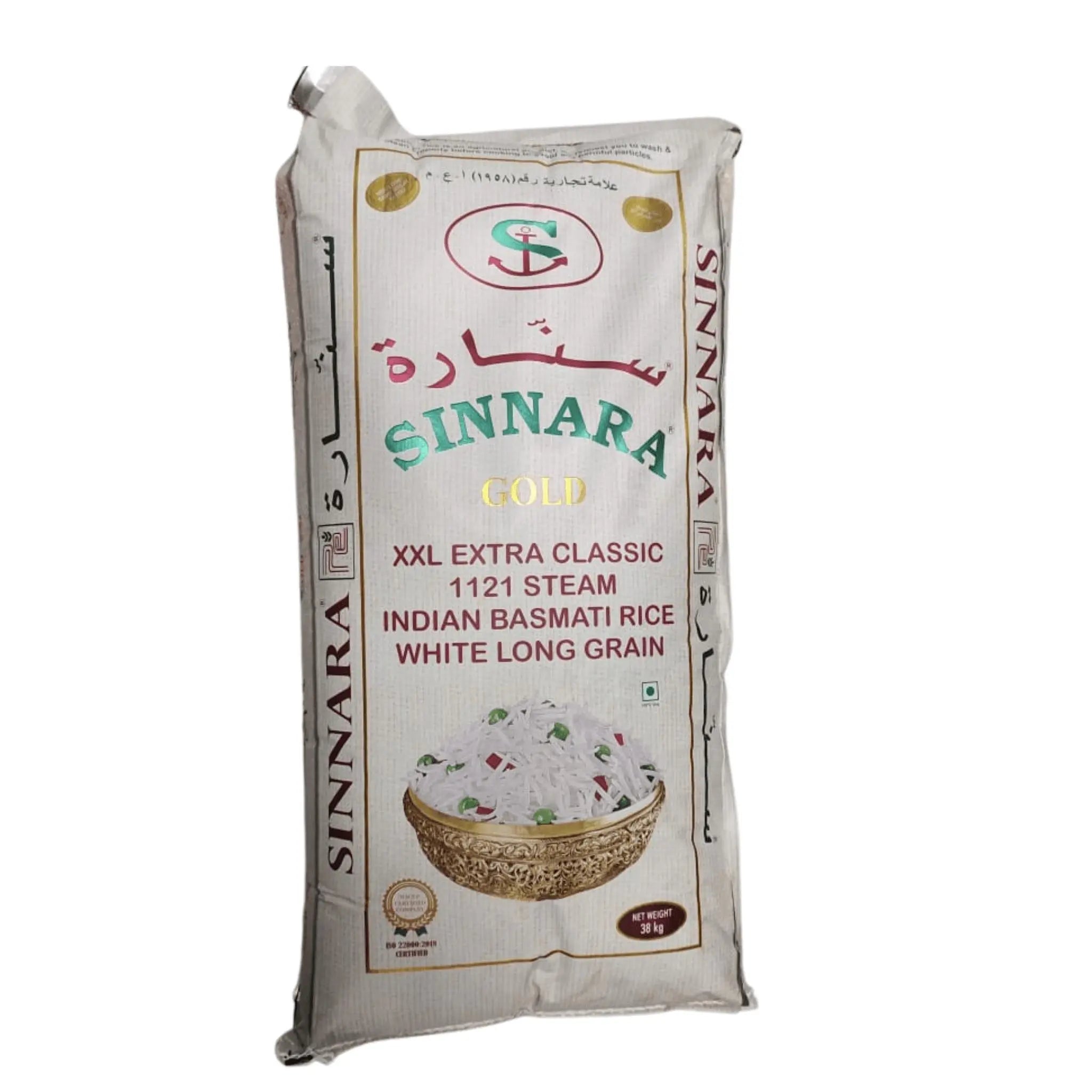 SINNARA Gold Basmati Rice-Ind 38 Kg - Marino.AE