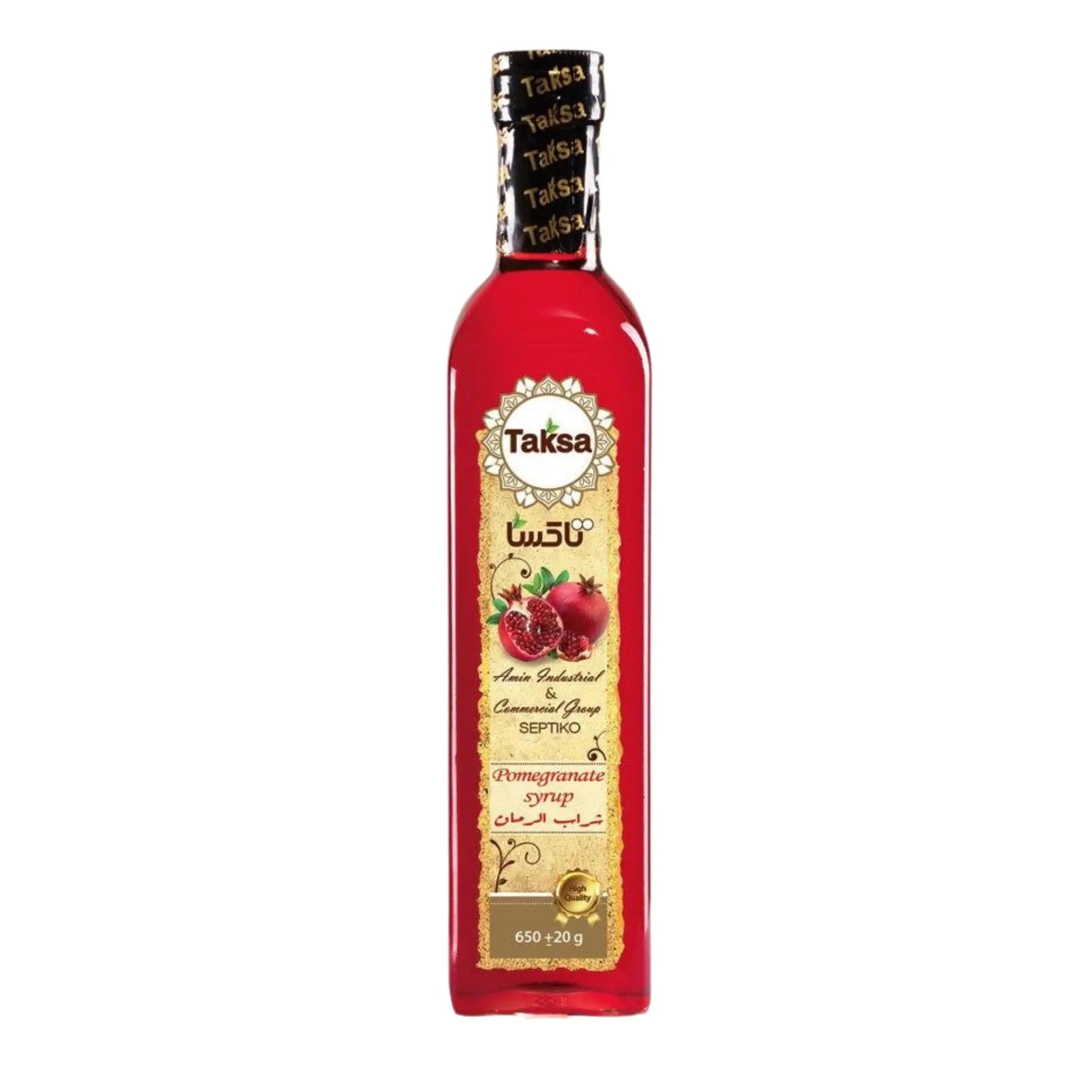 Taksa Pomegranate Syrup - 650gx12 (1 carton) Marino.AE