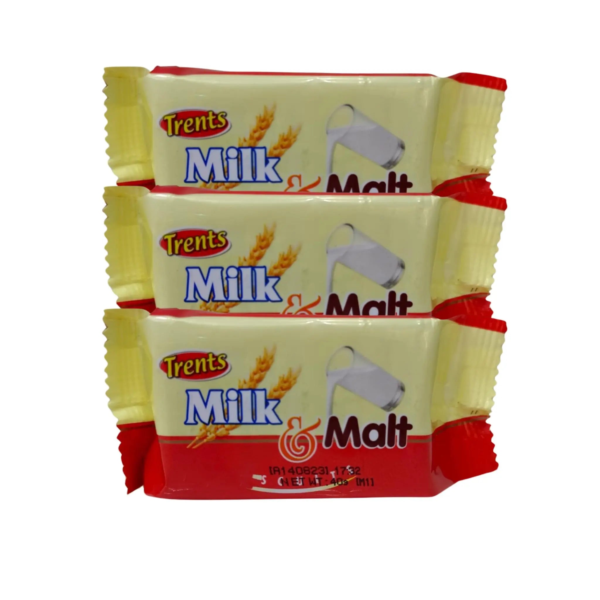 Trents Milk & Malt Biscuits - 4×12×40gm Marino.AE