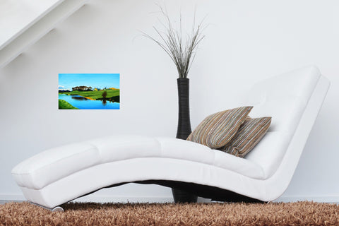 The Serene Painting of River Aire as wall decor