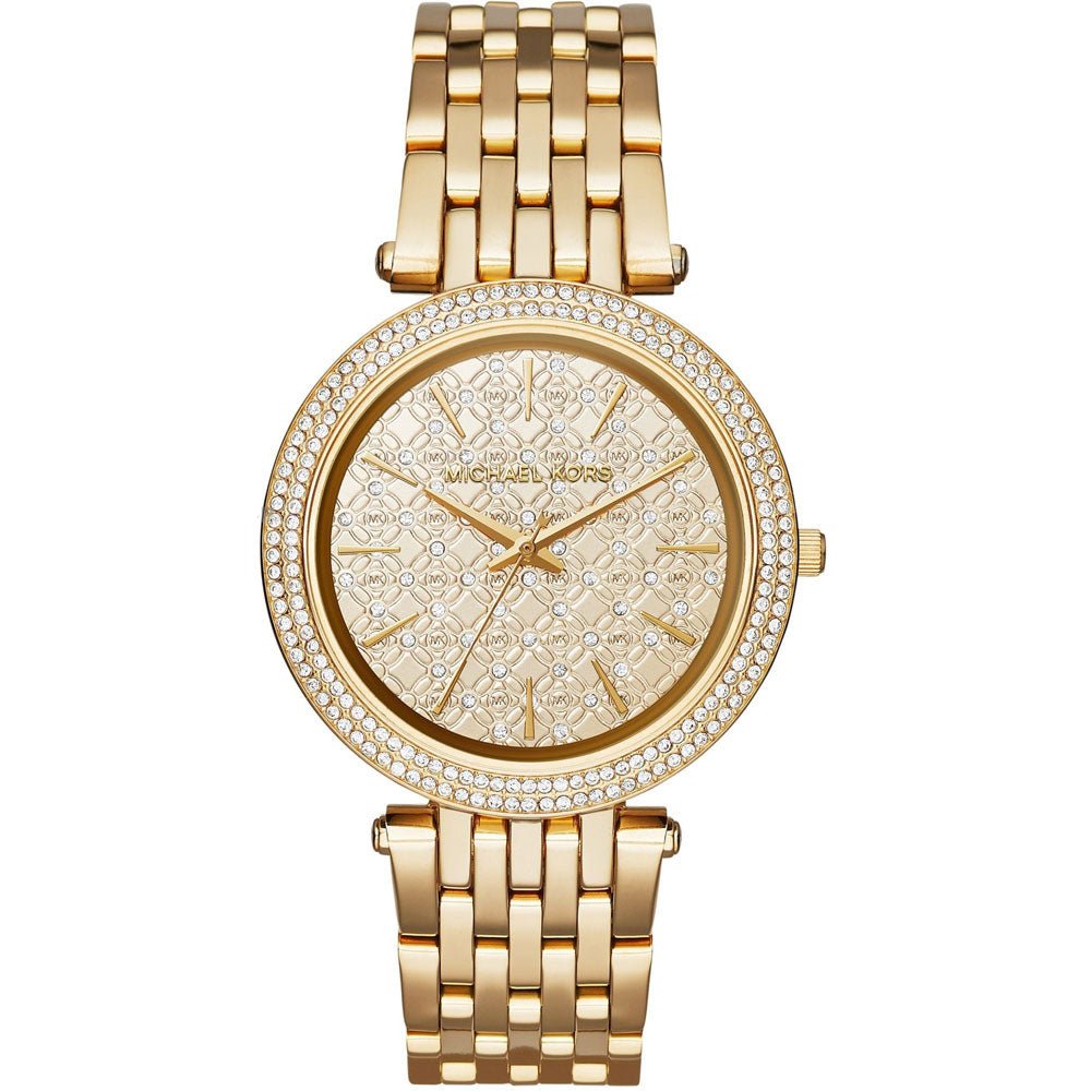 Image of Michael Kors MK3398 Kors Ladies Gold Darci Watch