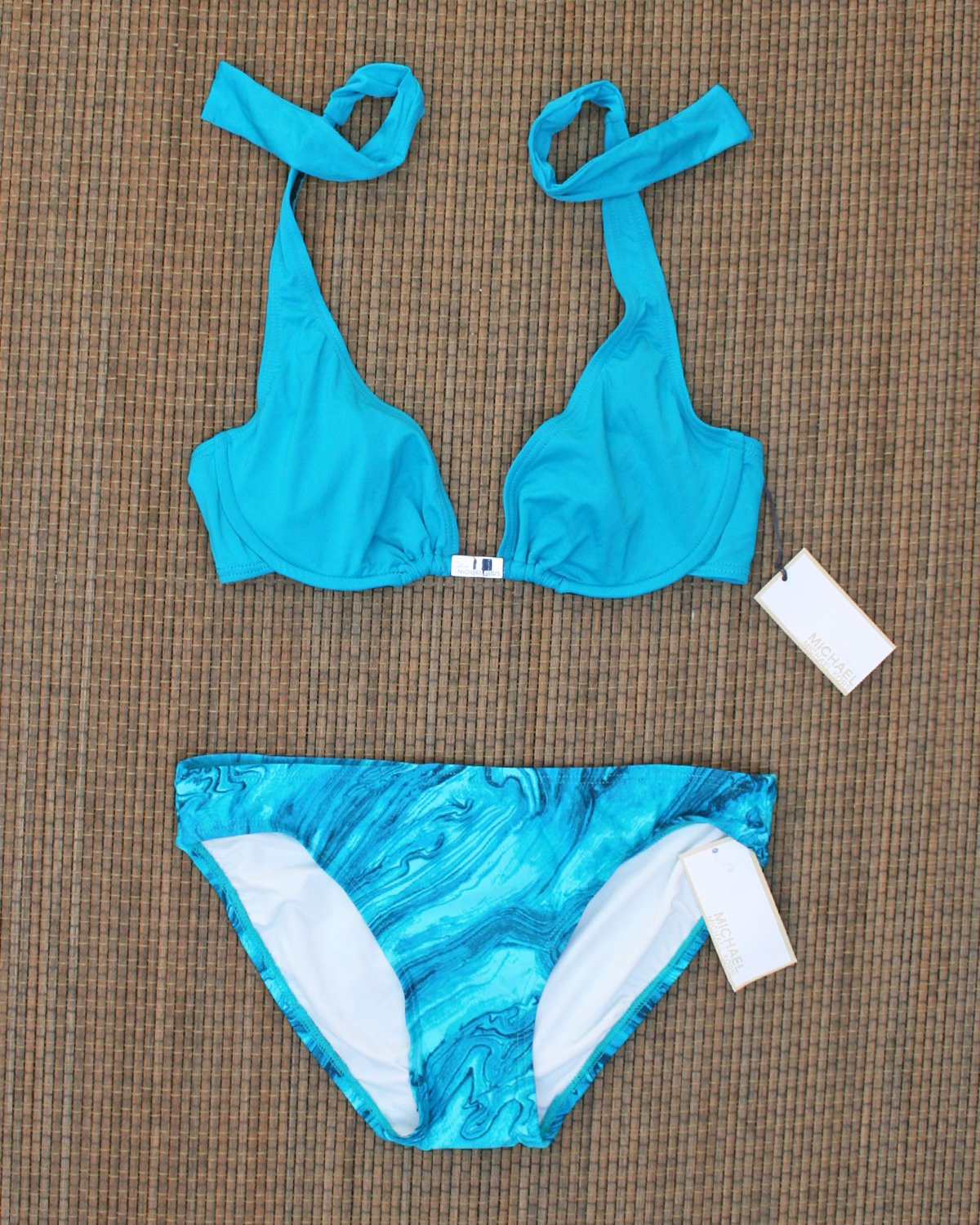 MICHAEL KORS Pāua Bikini Set | Honey 