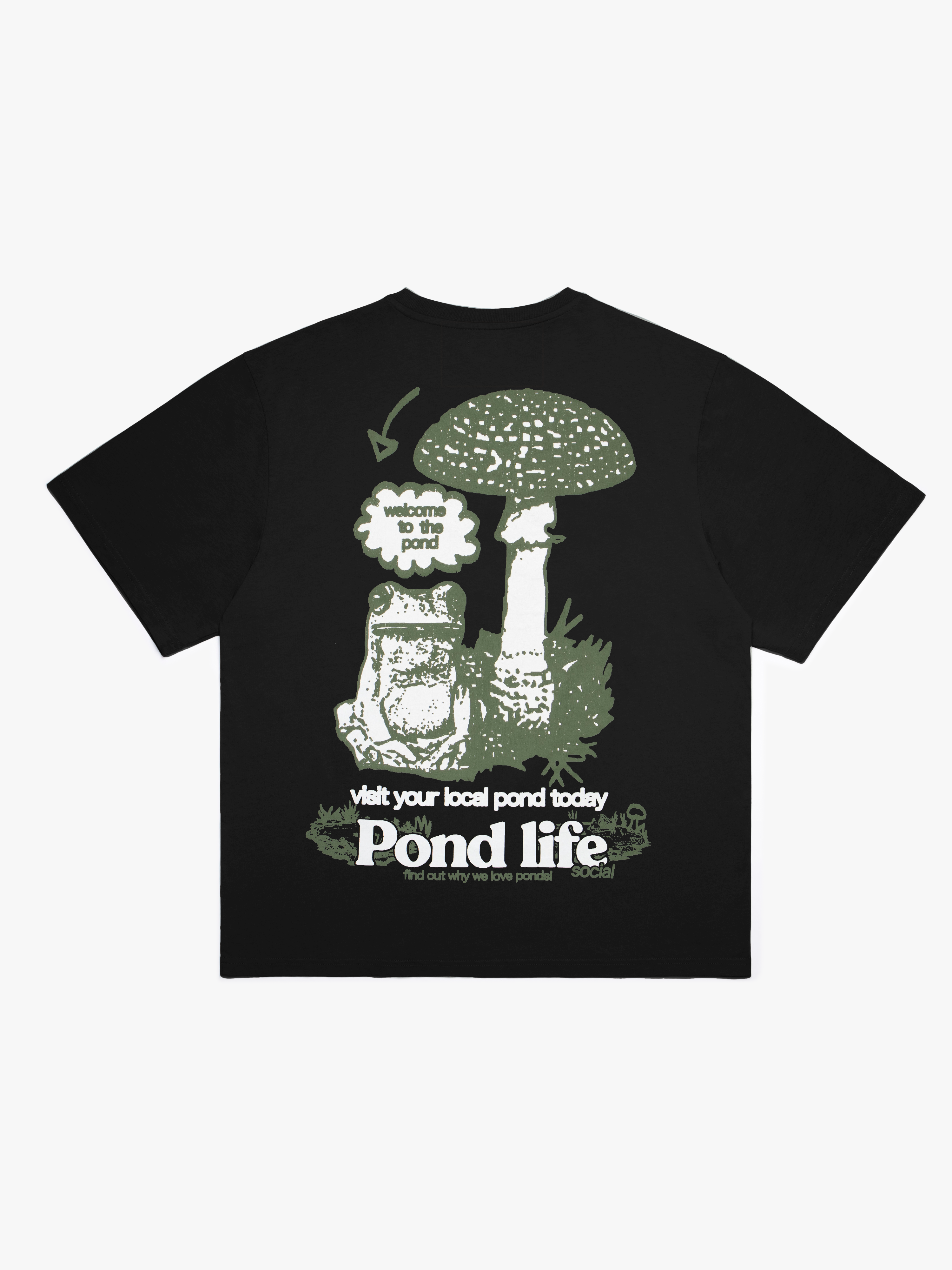 Pond Life T-Shirt - Black