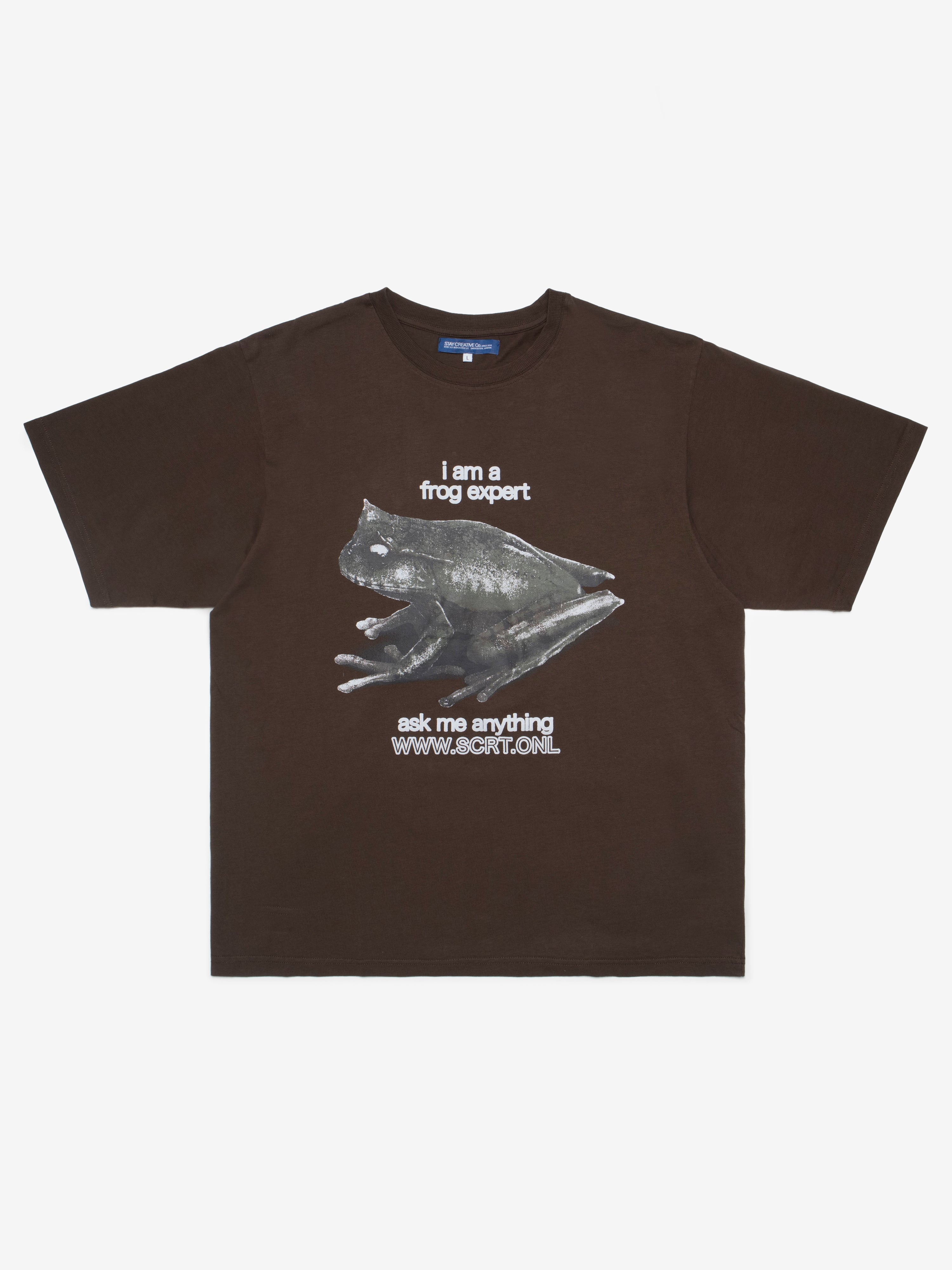 Frog Expert T-Shirt - Brown