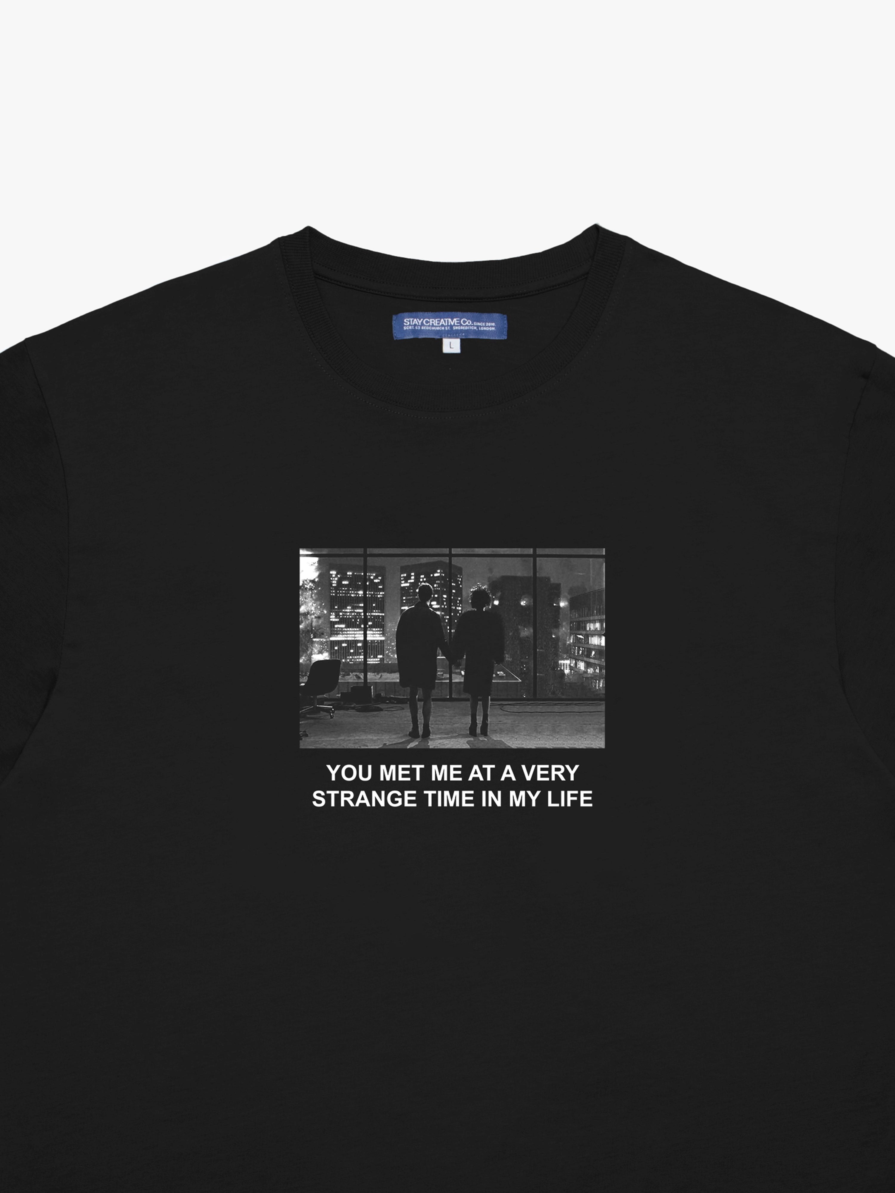 Strange Time T-Shirt - Black