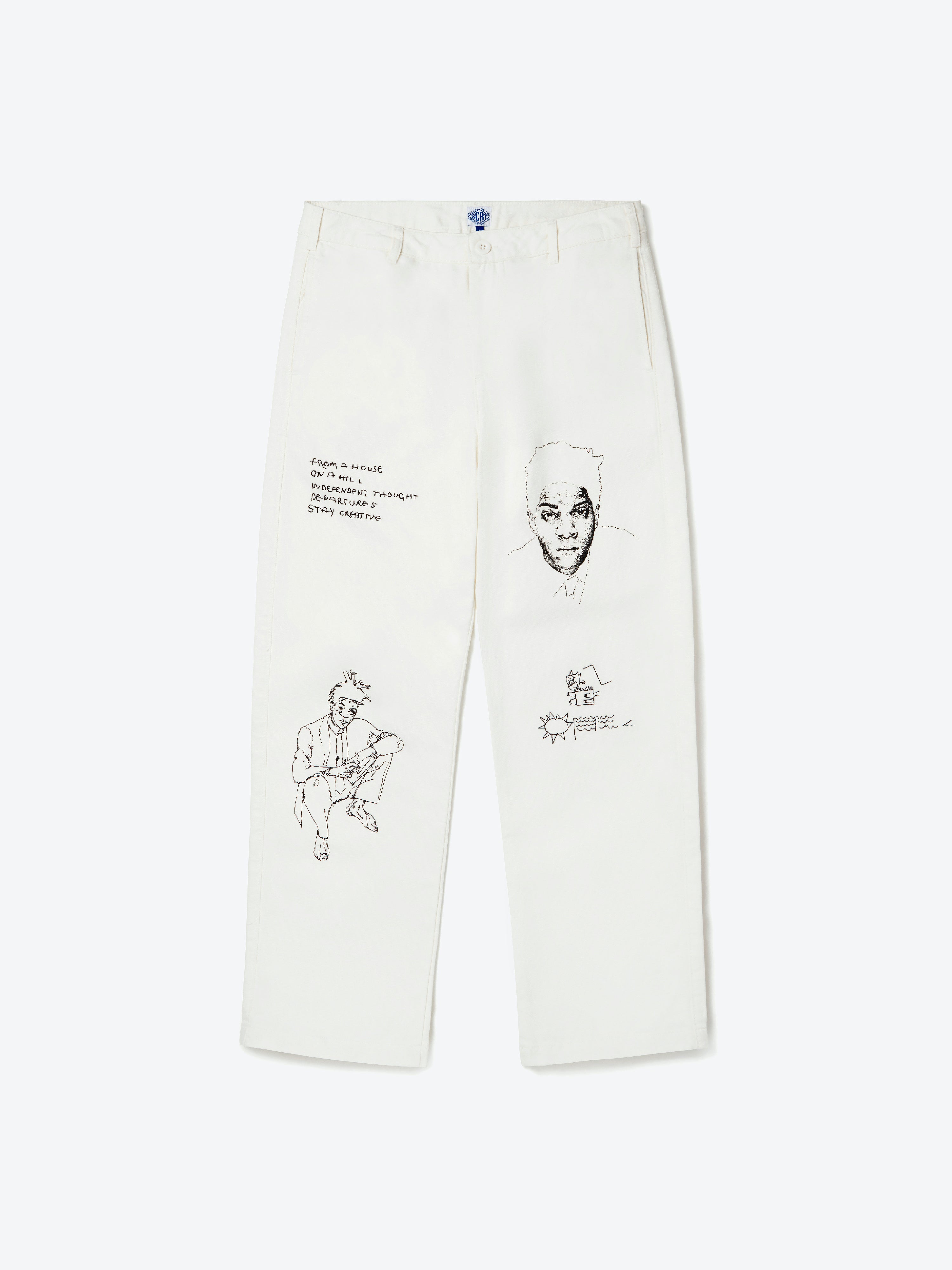 Basquiat Trousers - Natural