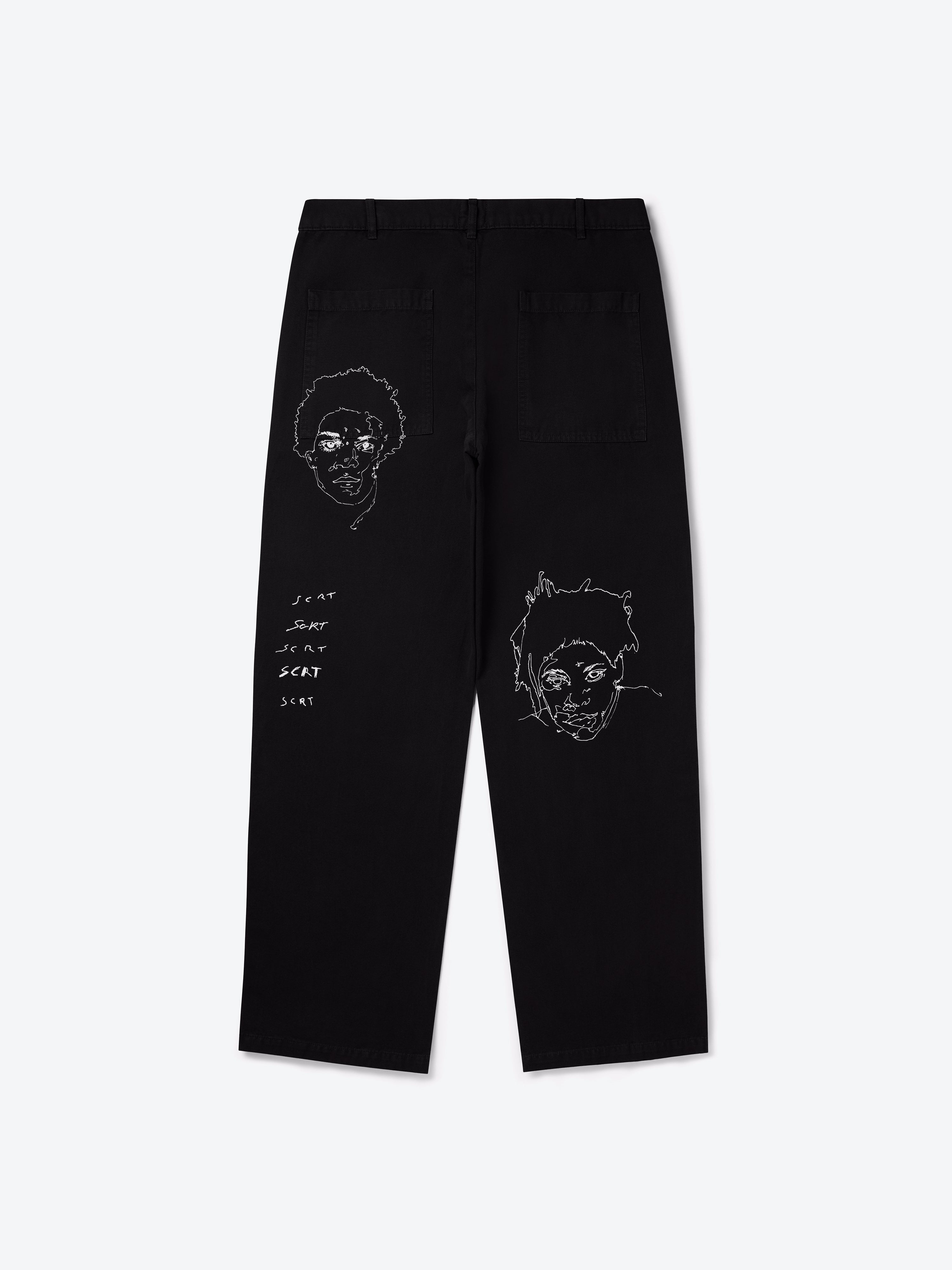 Basquiat Trousers - Black