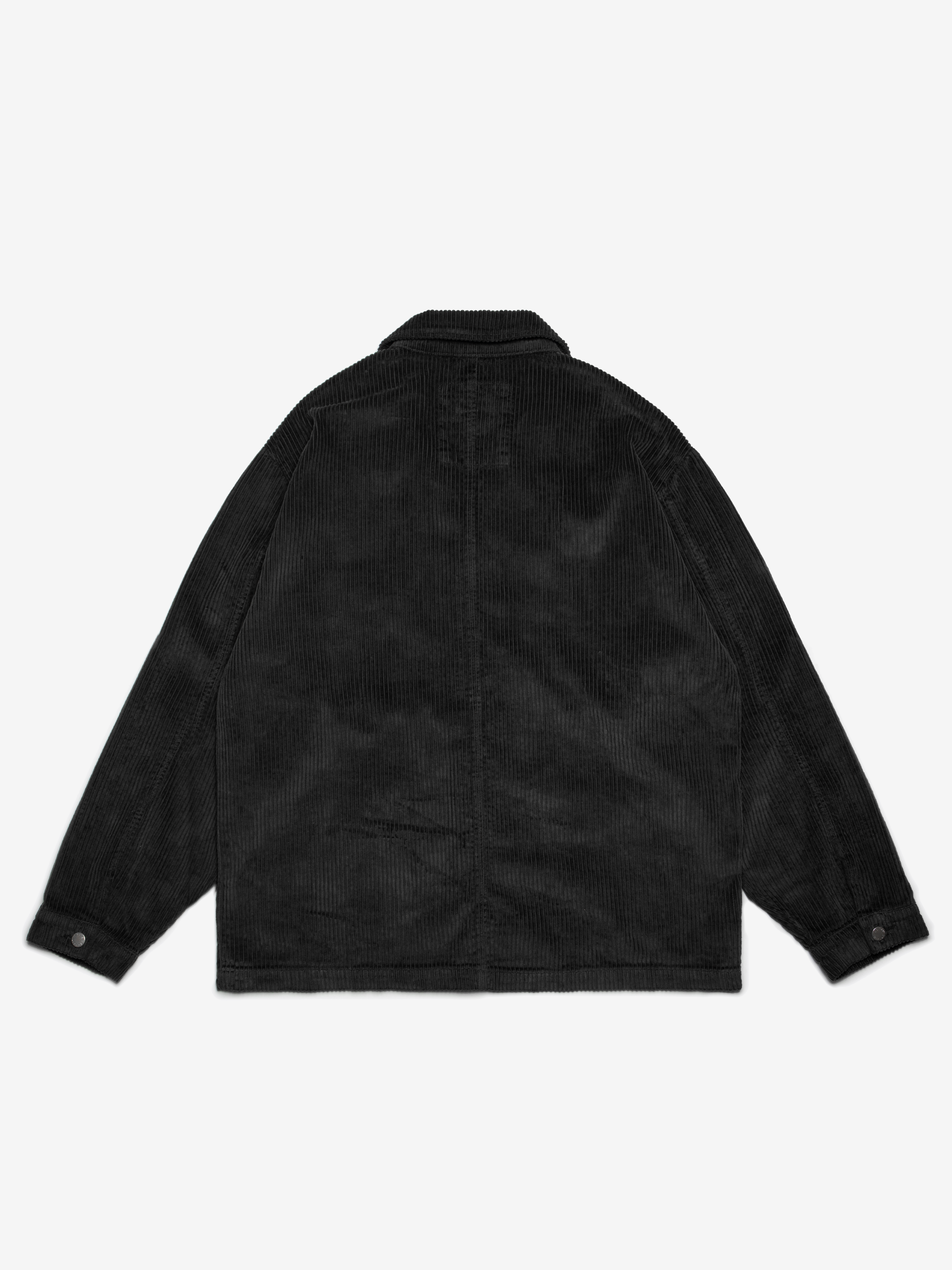 Virgil Cord Overshirt - Black