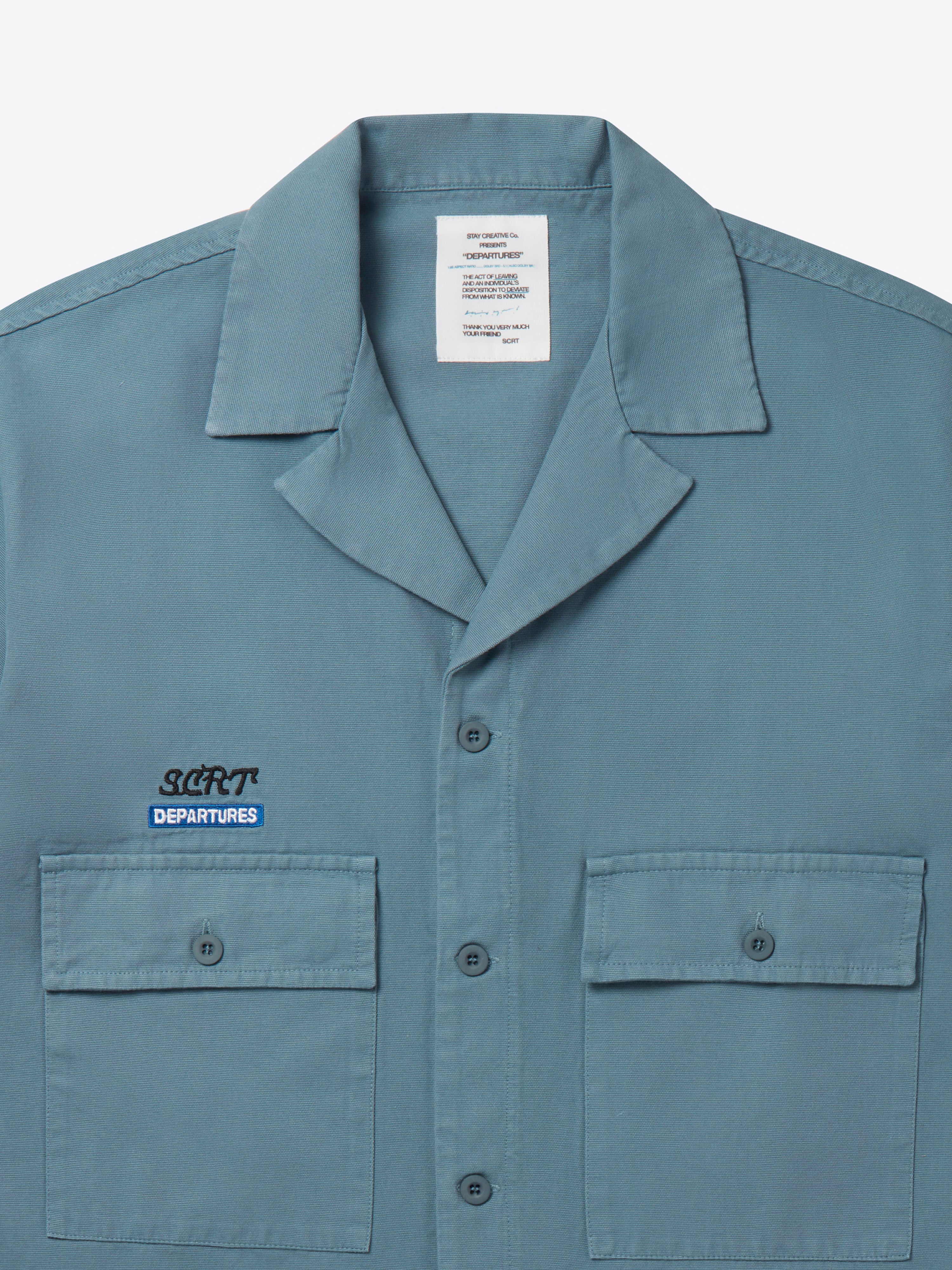 Departures Shirt - China Blue