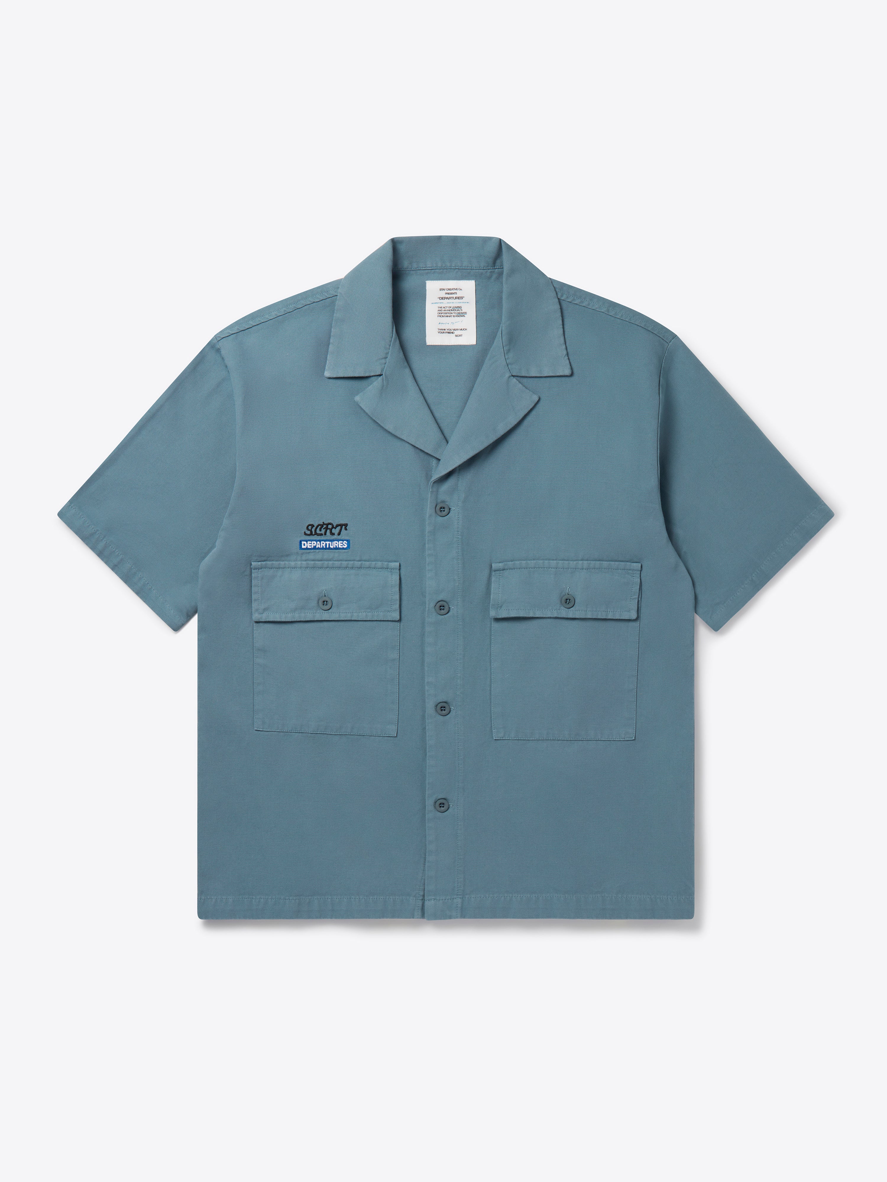 Departures Shirt - China Blue