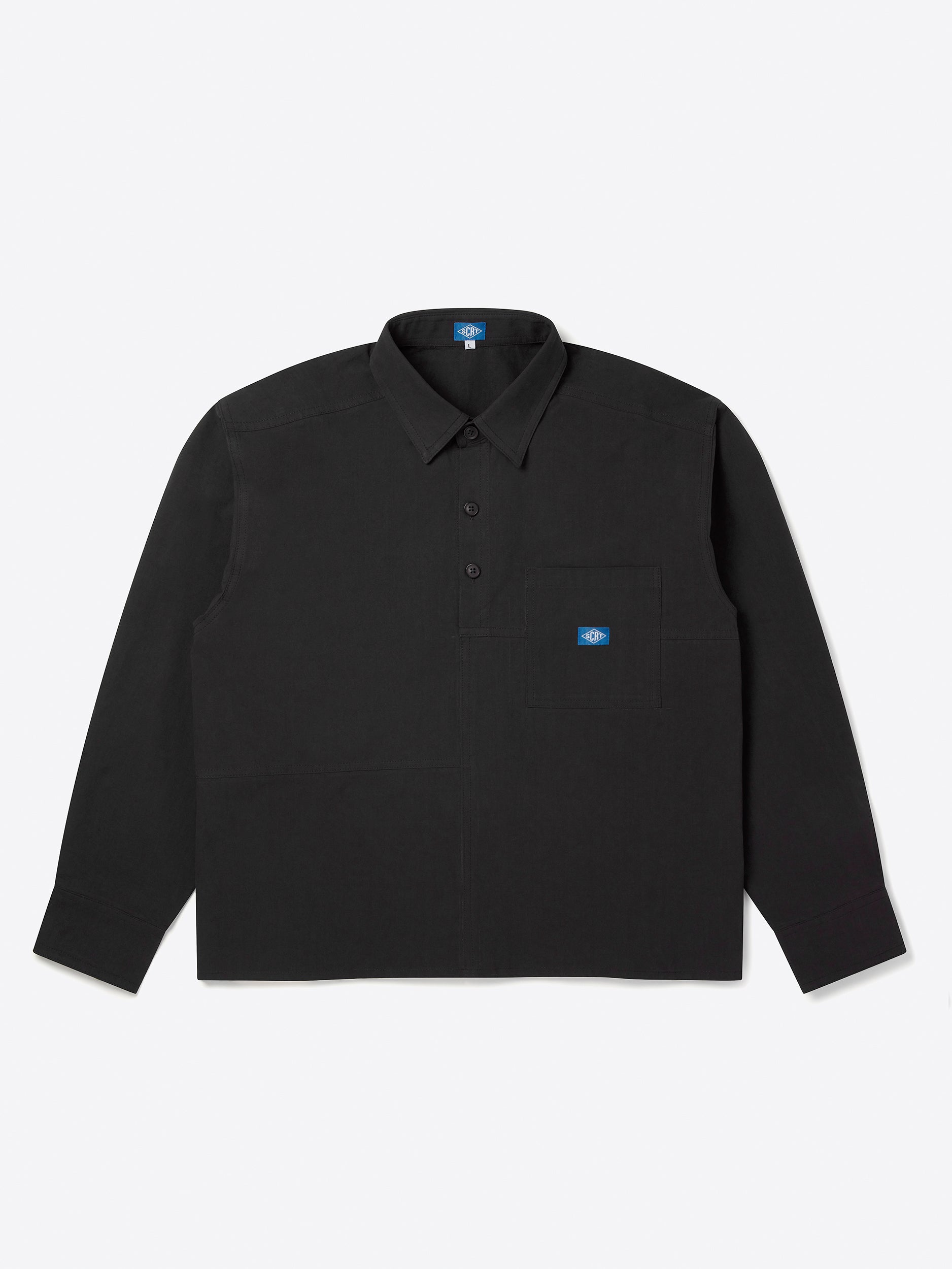 Flowers Overshirt - Black