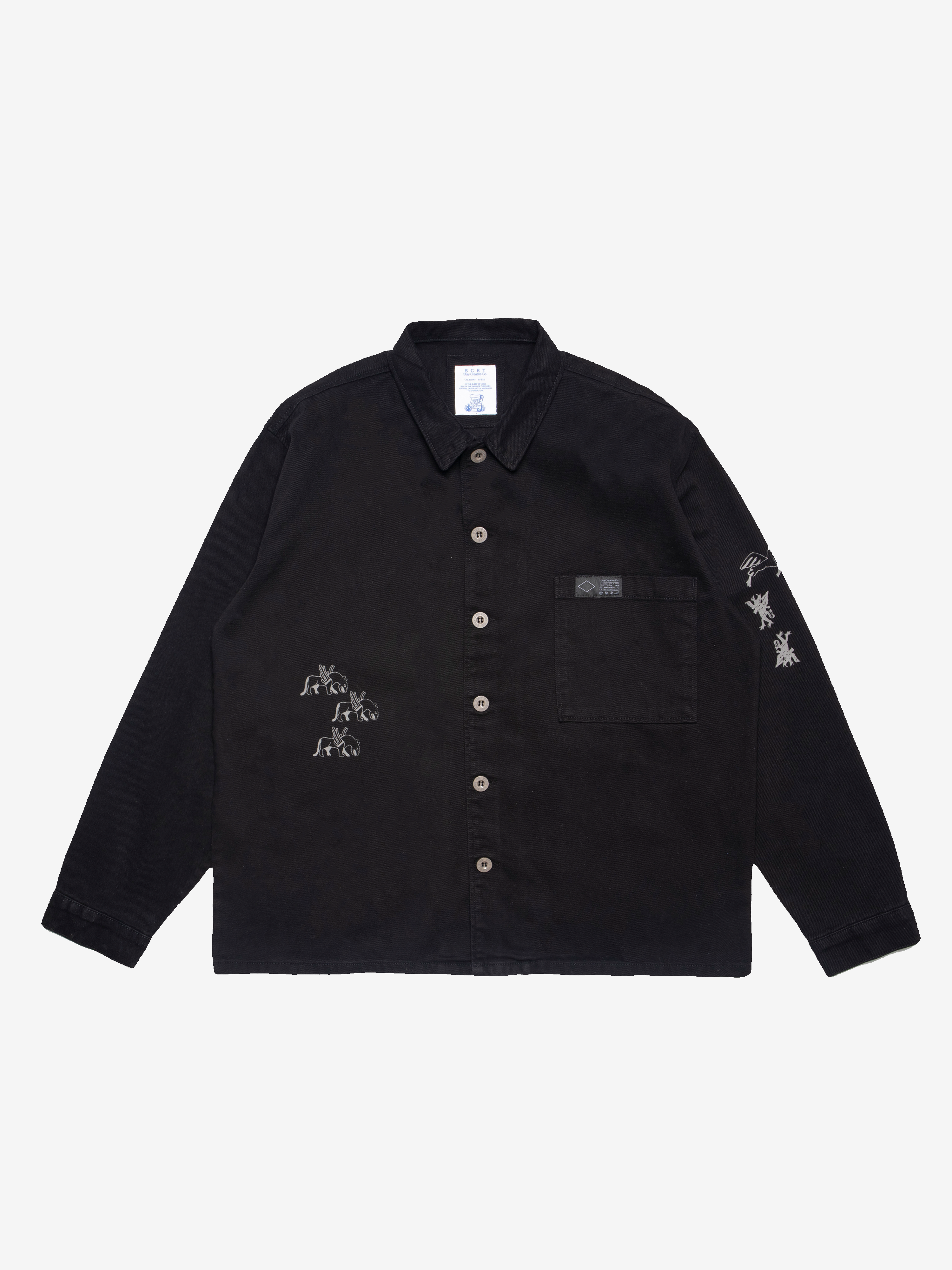 Gawain Overshirt - Black