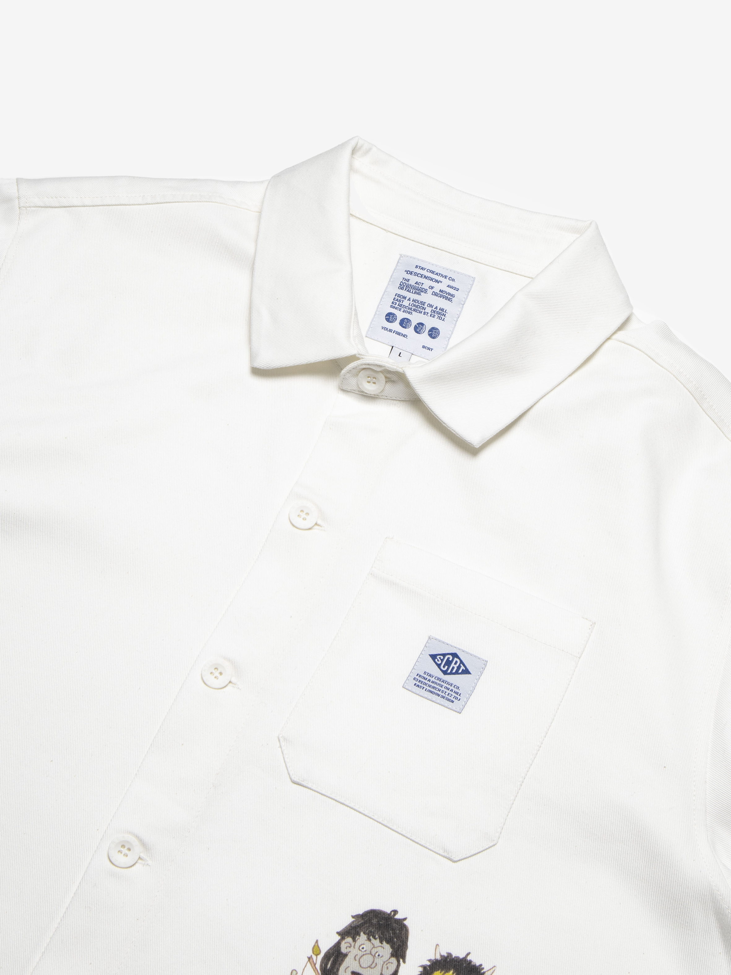 Gremlin Overshirt - White