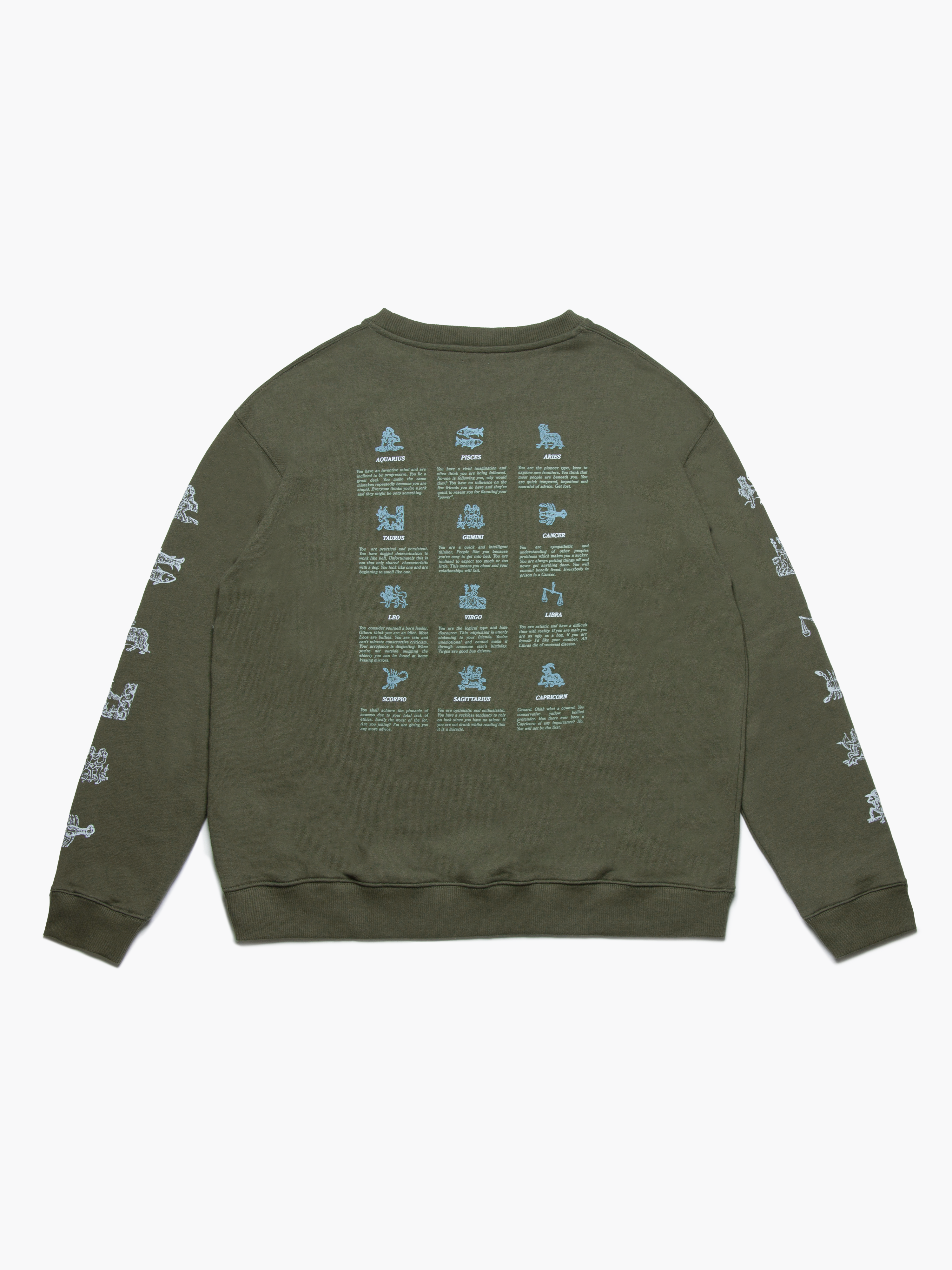 Horoscope Sweatshirt - Moss