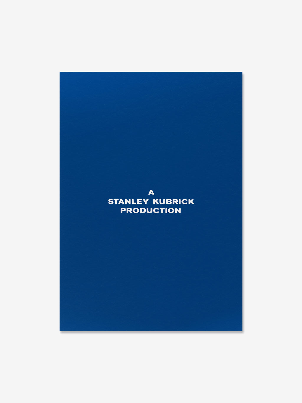 Kubrick Production - Print