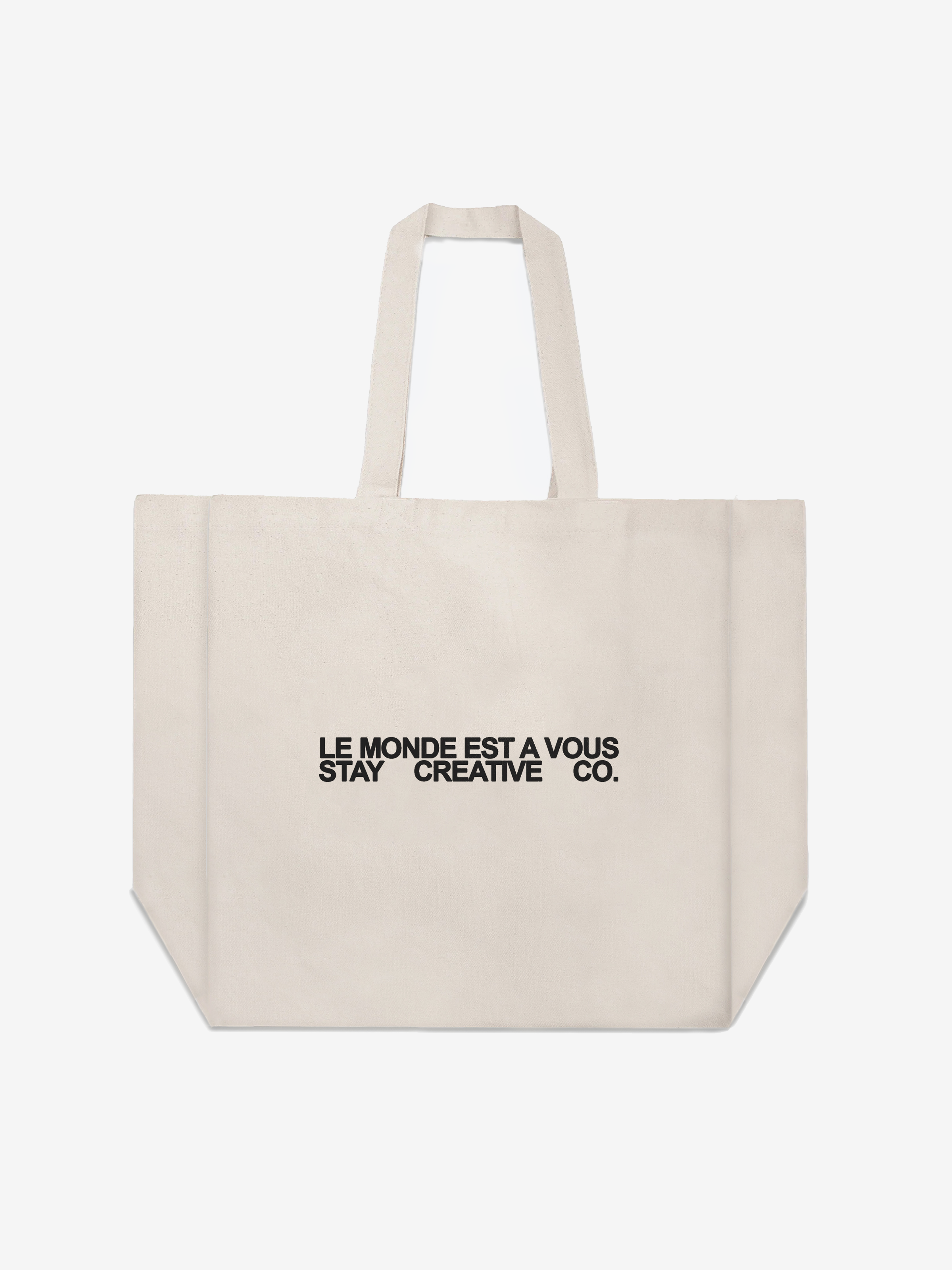 Le Monde Tote Bag - Natural